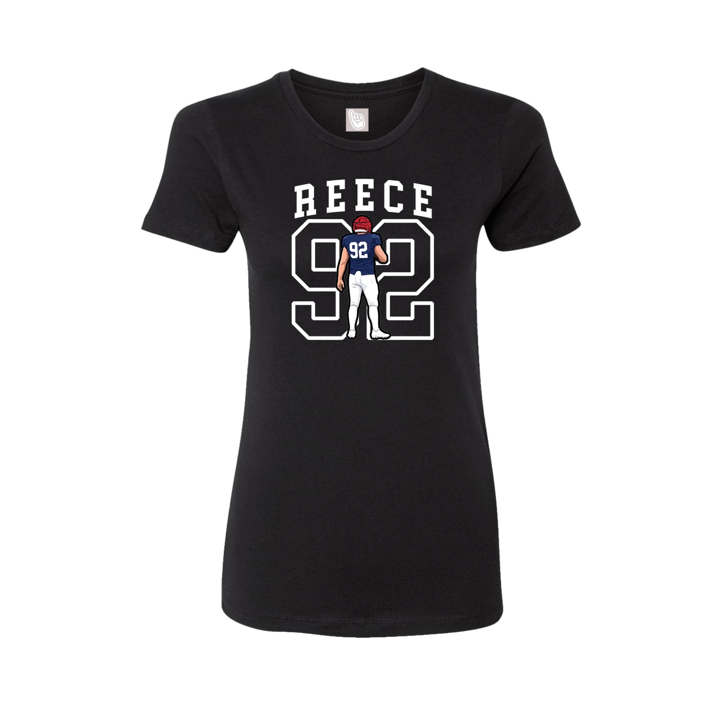 Fitted Women's Tee — Shirsey in Black
