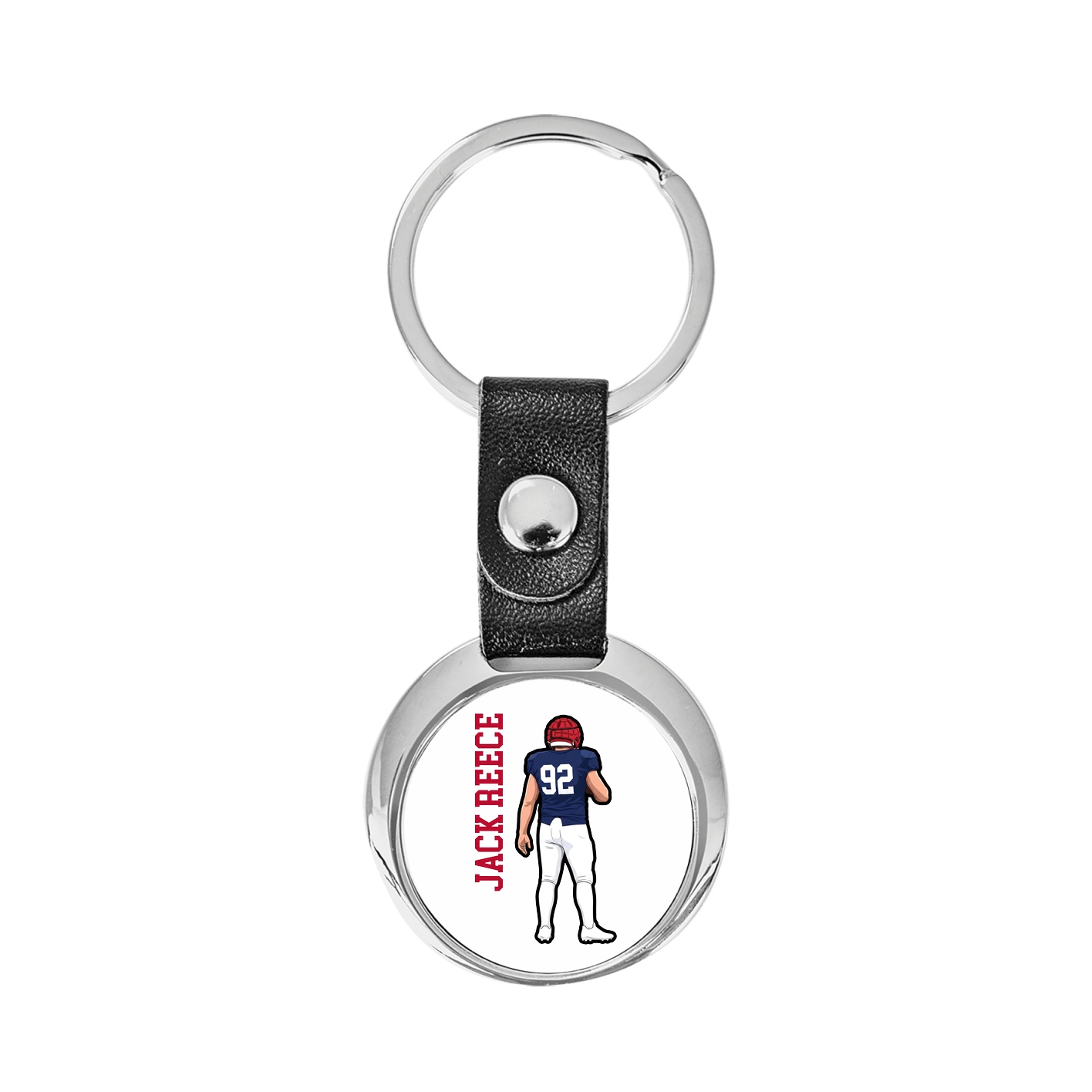 Key Chain — Name Vertical in Classic
