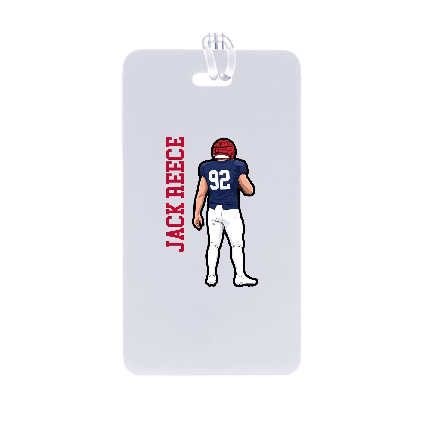 Bag Tag — Name Vertical in Classic