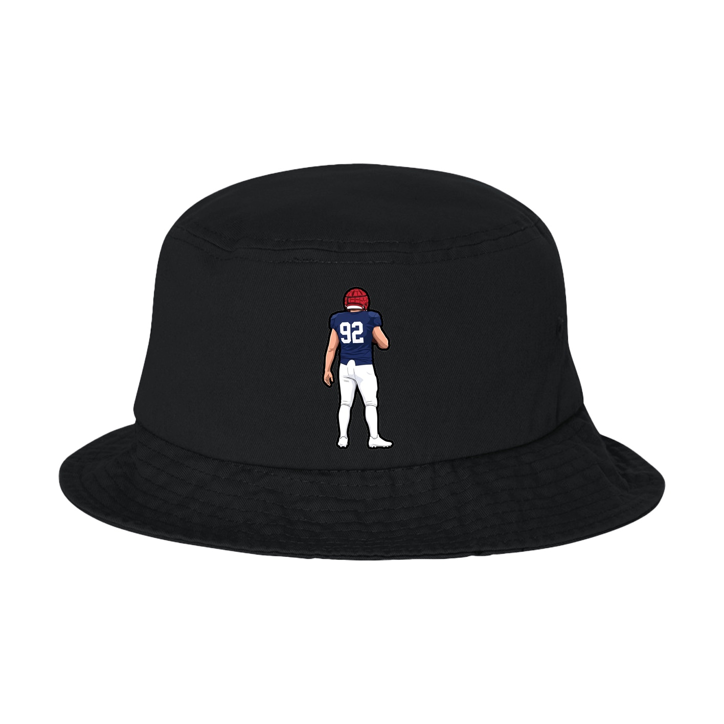 Bucket Cap — Name Vertical in Black