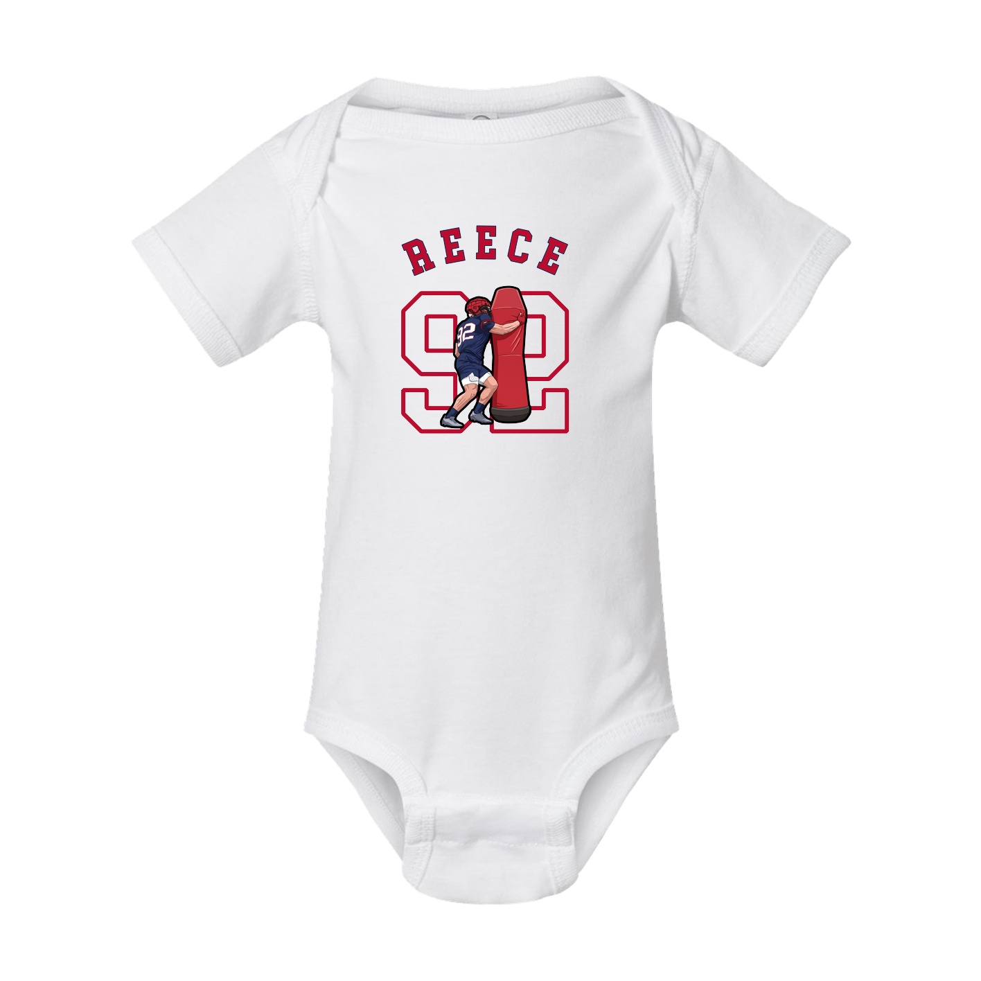 Baby Onesie — Shirsey Arch in White