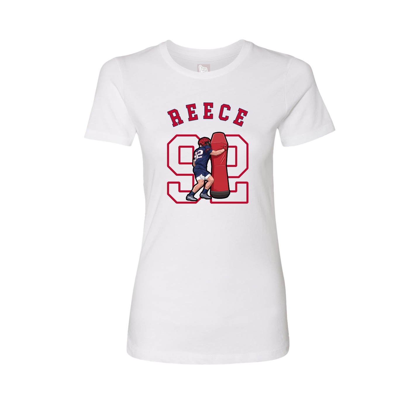 Womens Tee — Shirsey Arch in White