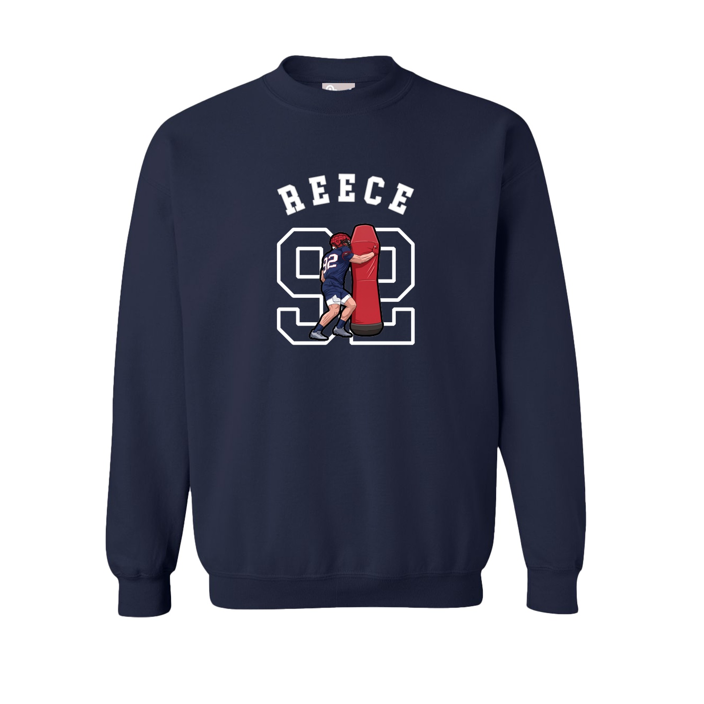 Fleece Crew — Shirsey Arch in Navy