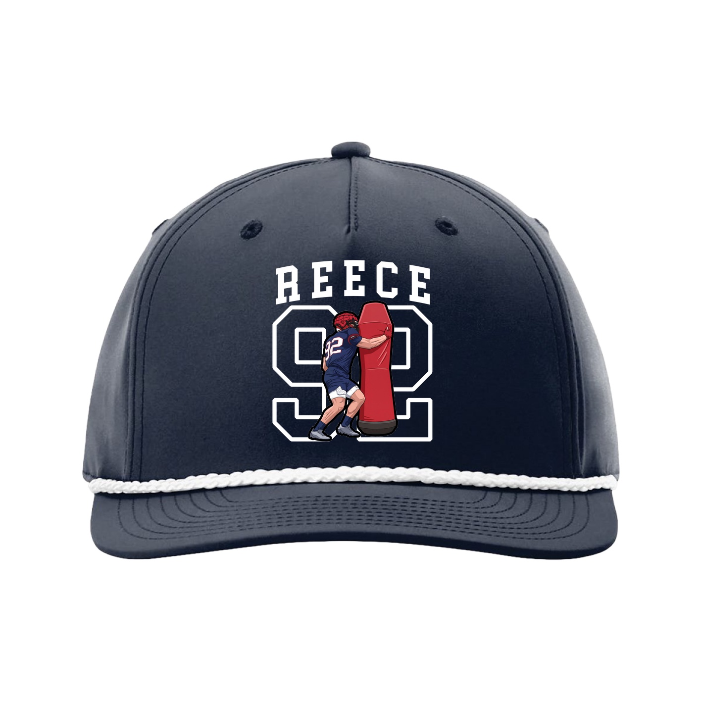 Five-Panel Classic Rope Cap — Shirsey in Navy
