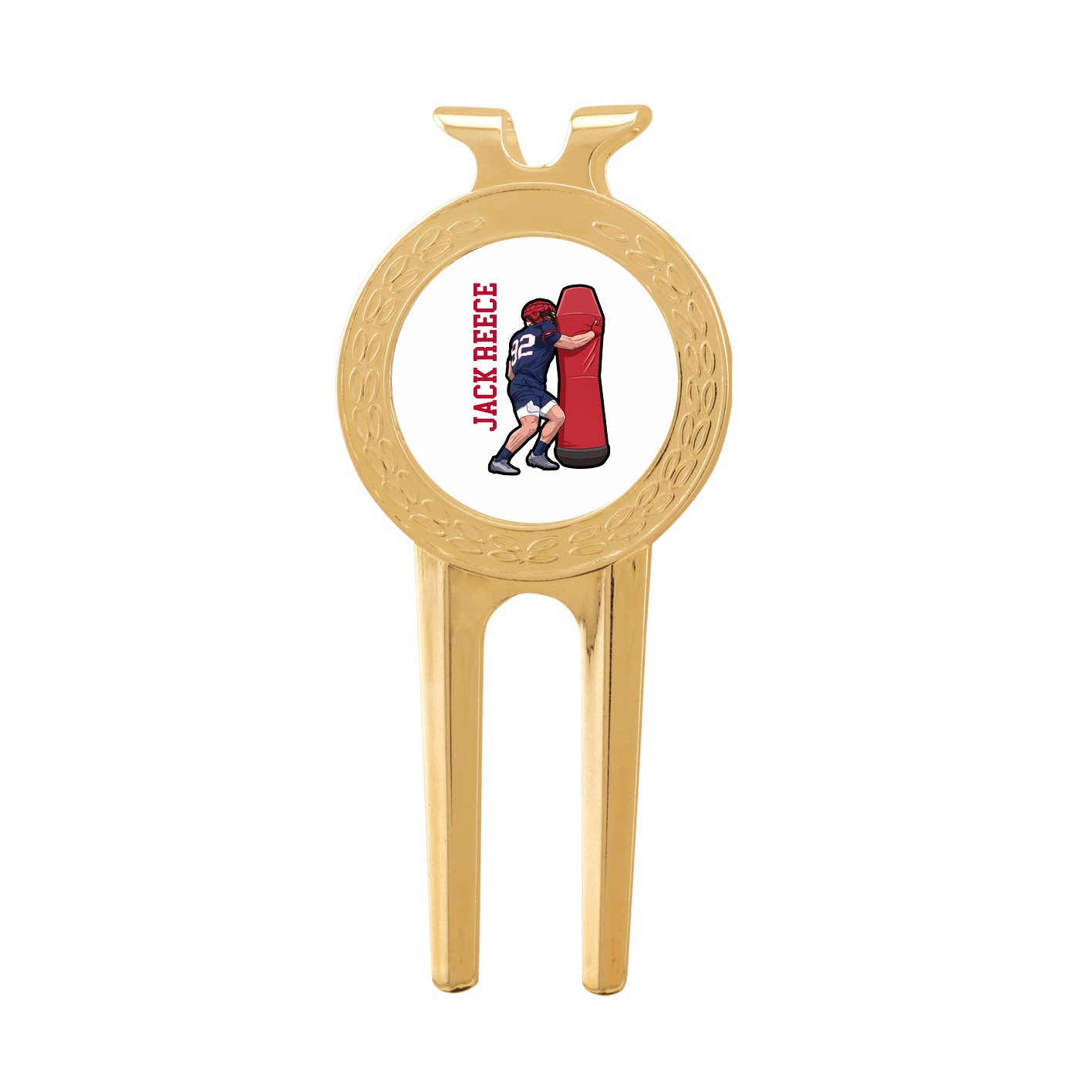 Divot Tool with Ball Marker — Name Vertical in Classic