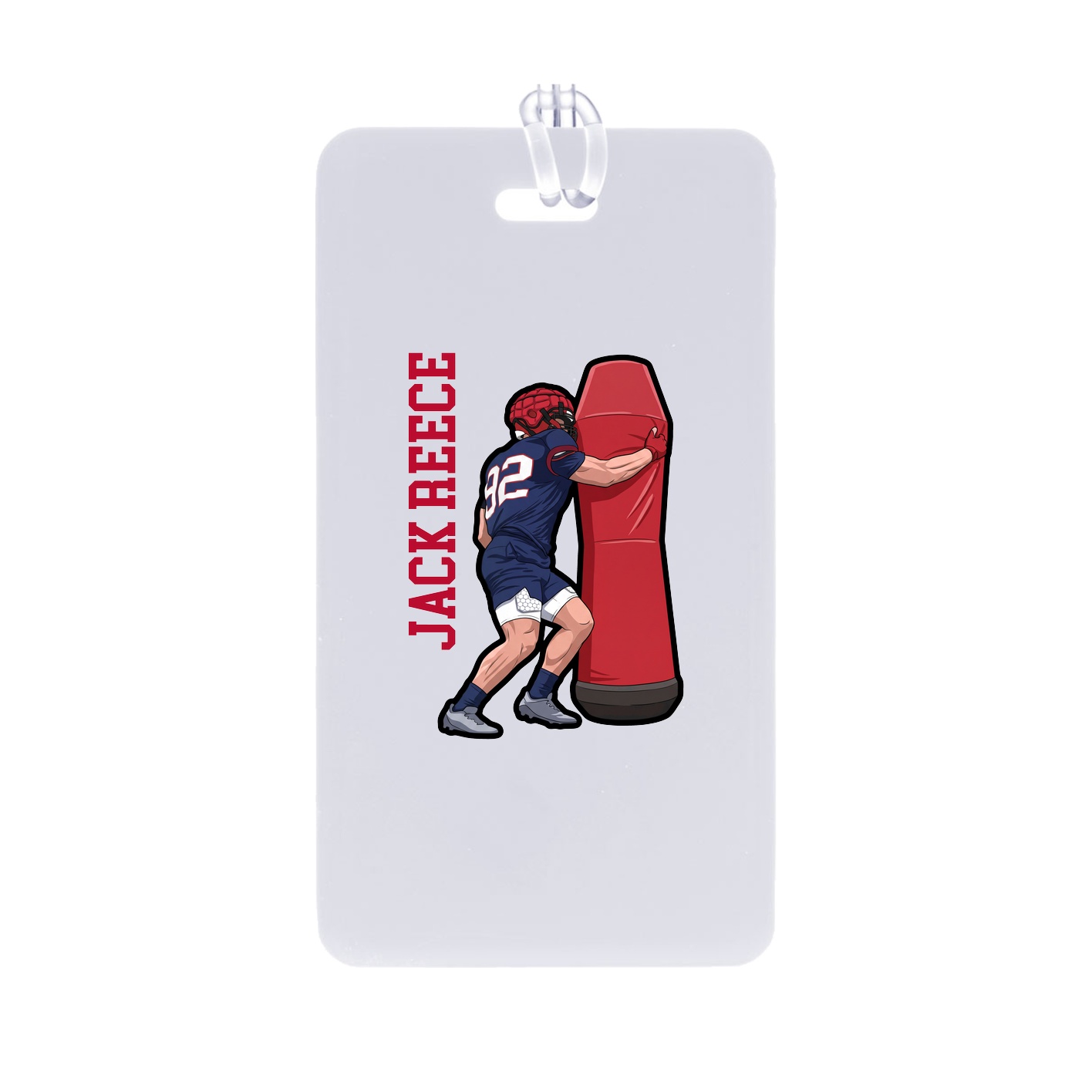 Bag Tag — Name Vertical in Classic