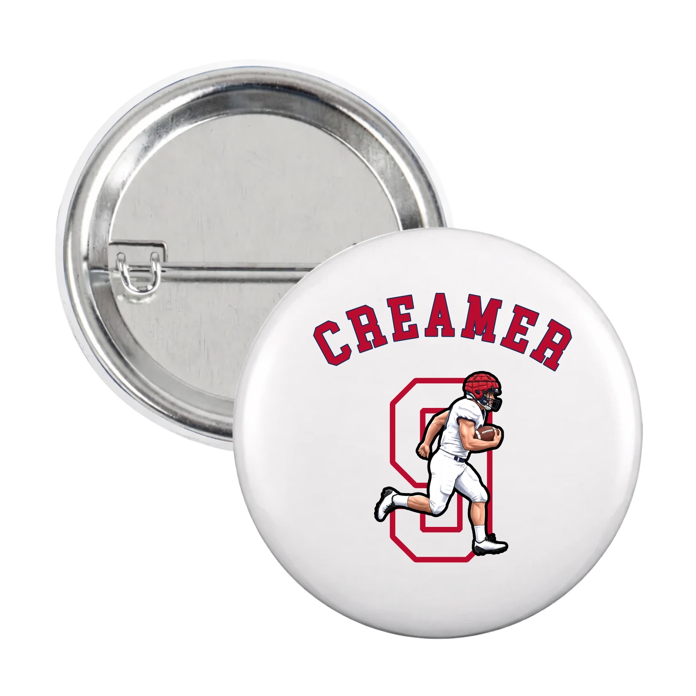 Game Day Button — Shirsey Arch in White