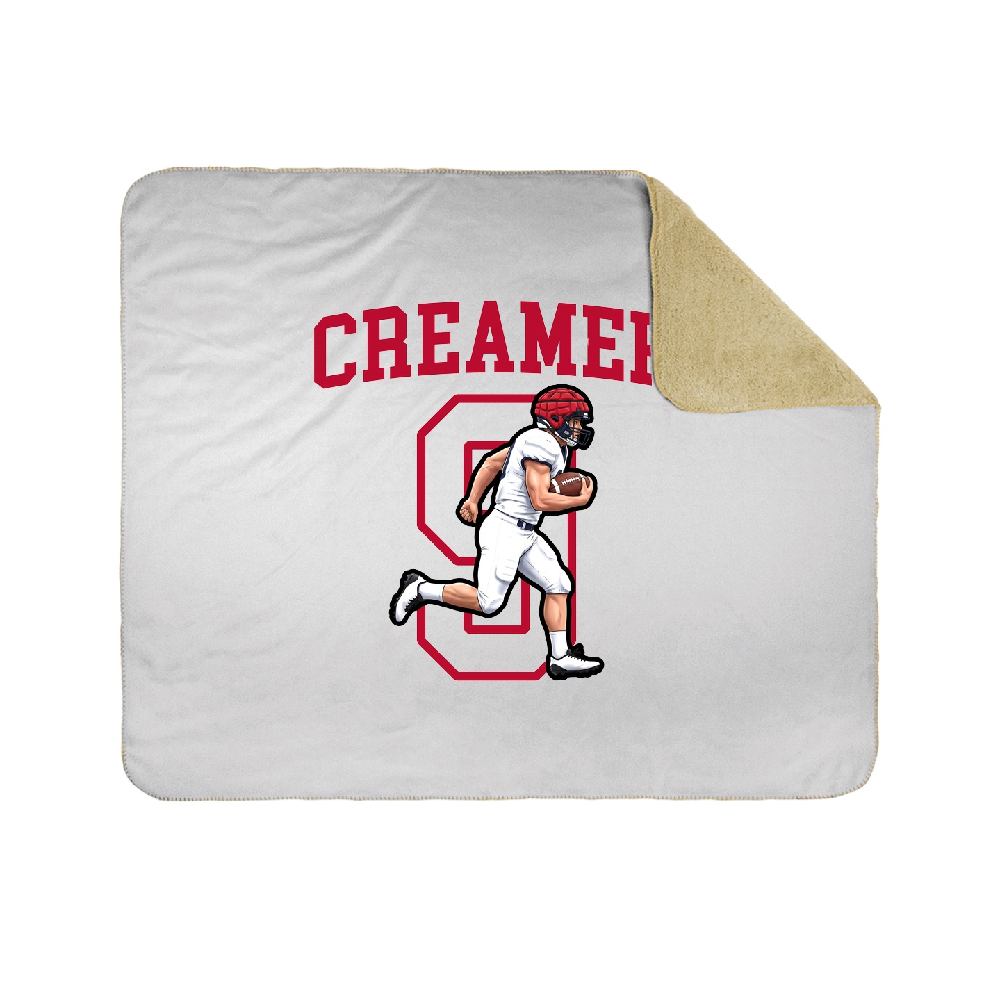 50x60 Sherpa Lined Throw Blanket