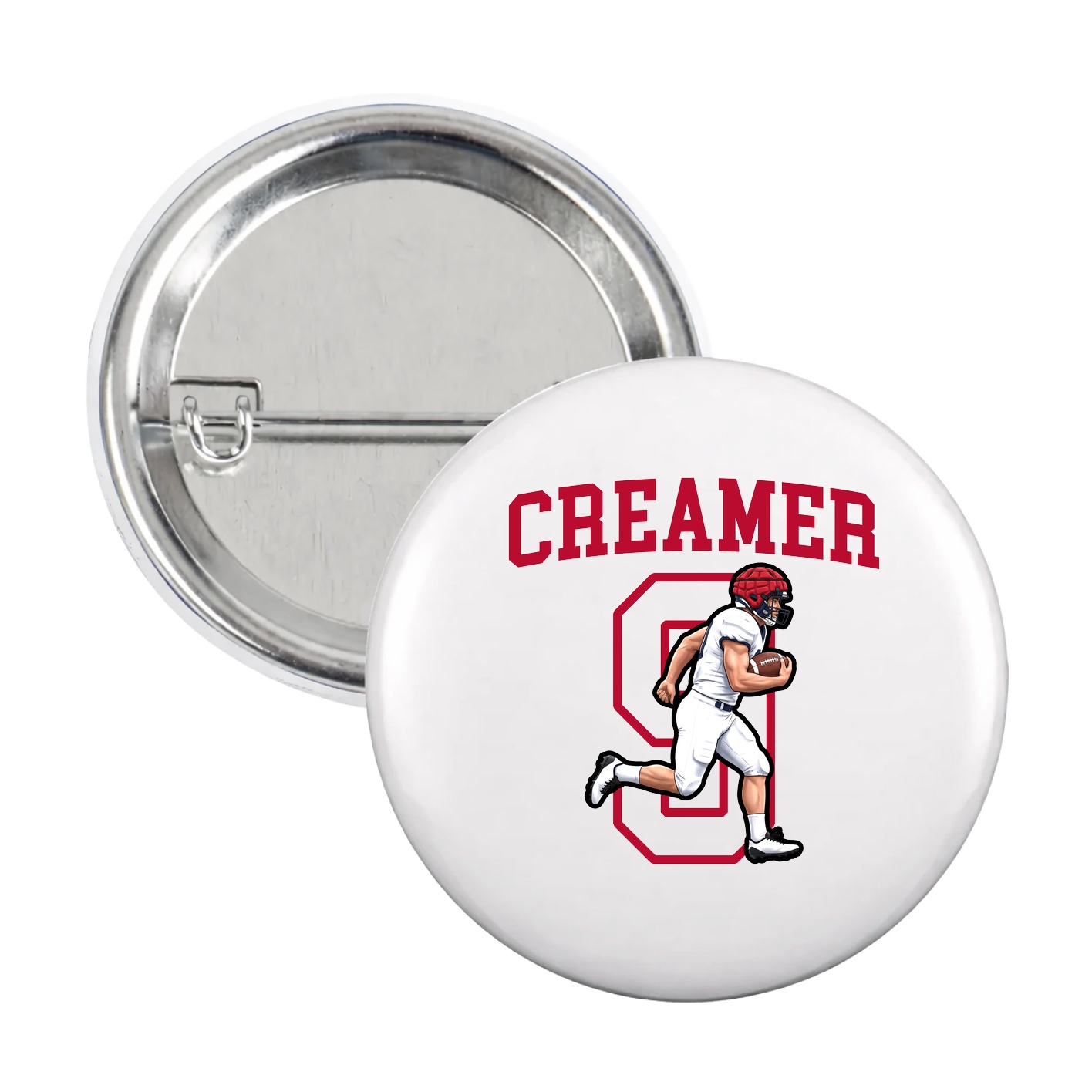 Game Day Button — Shirsey in White