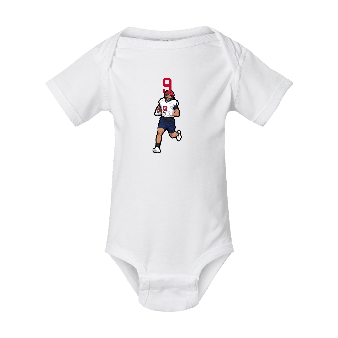 Baby Onesie — Number Top in White