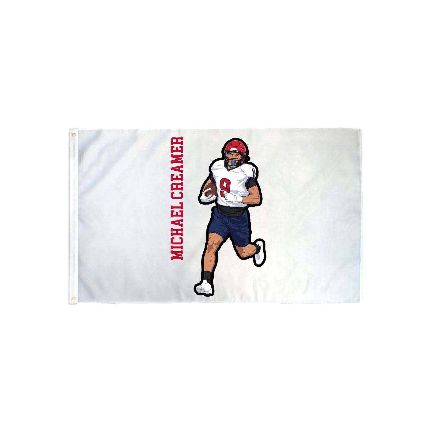3x5 Flag — Name Vertical in Classic