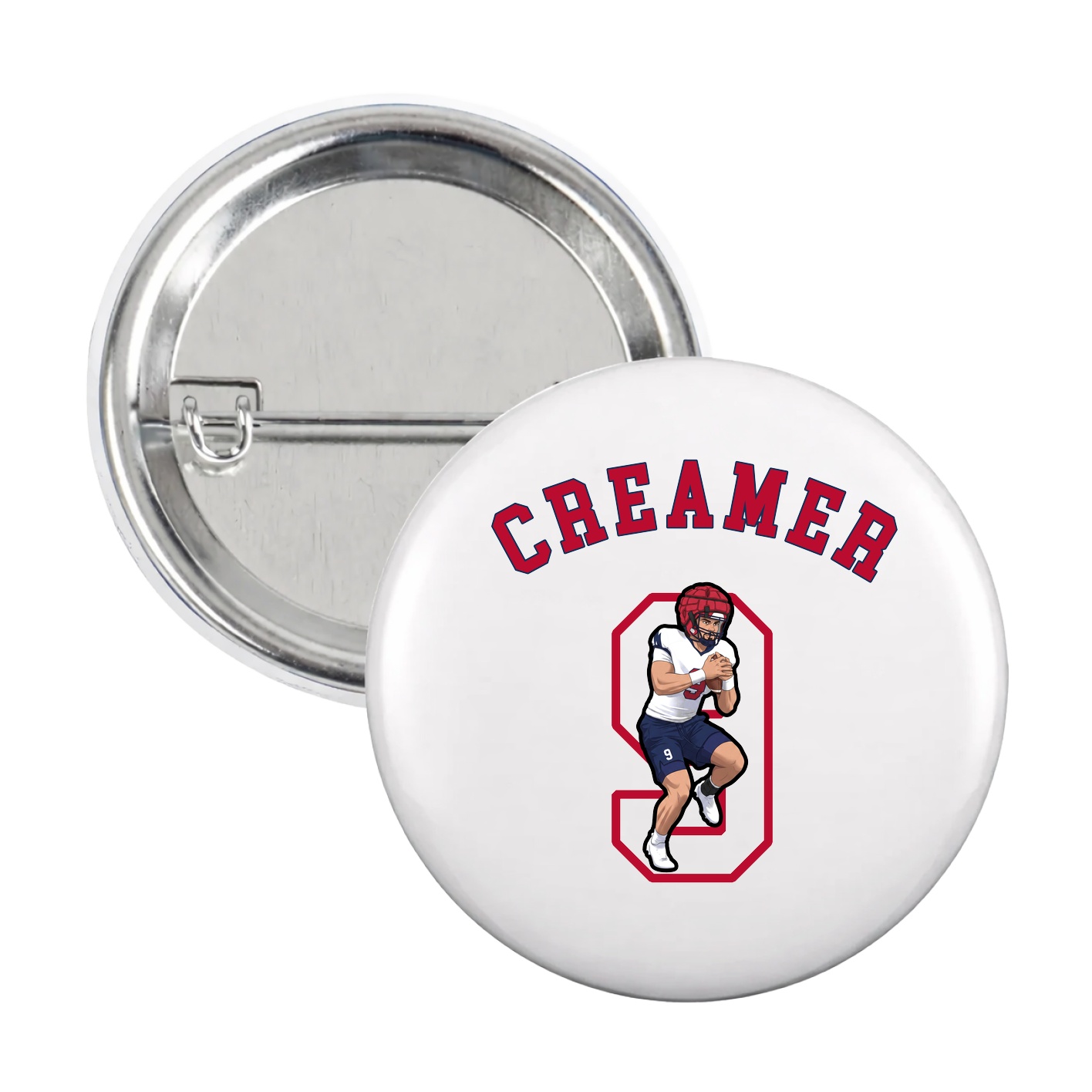 Game Day Button — Shirsey Arch in White