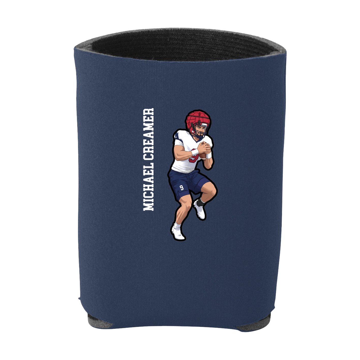 Can Holder — Name Vertical in Navy