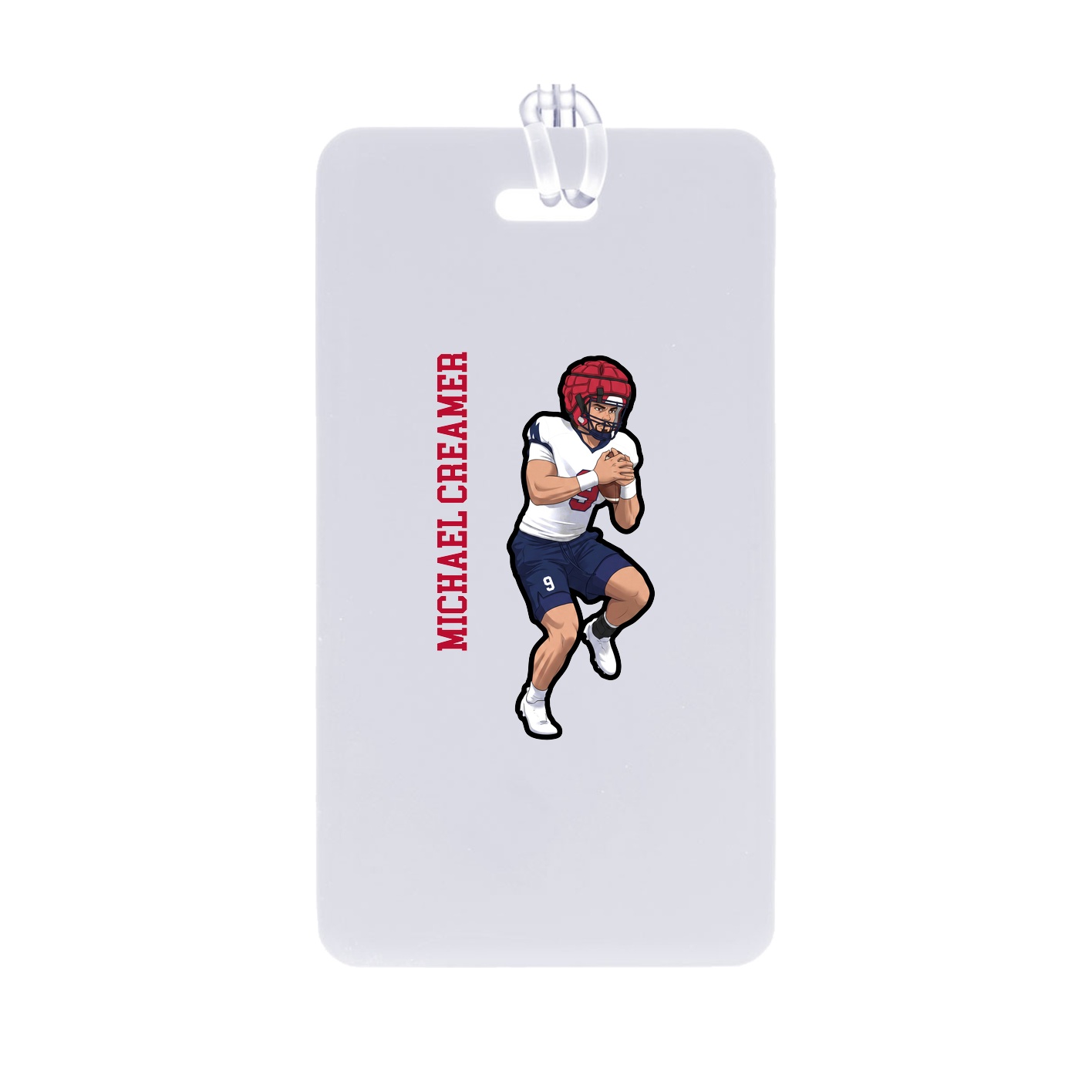 Bag Tag — Name Vertical in Classic