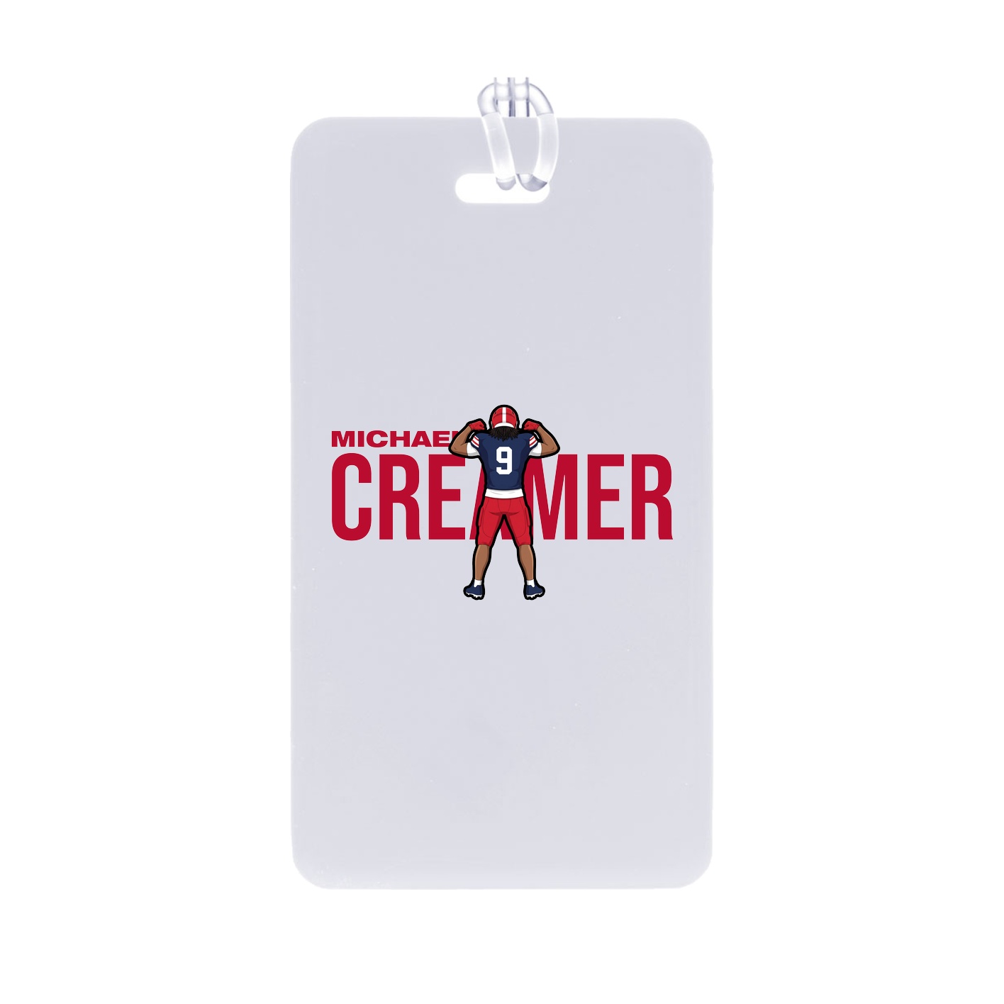 Bag Tag — Player Name in Classic