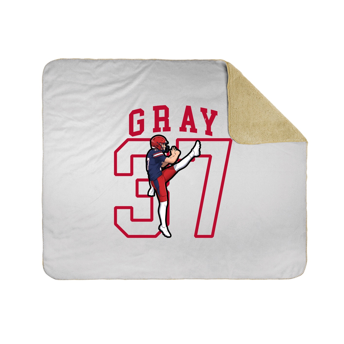 Throw Blanket — Shirsey in White