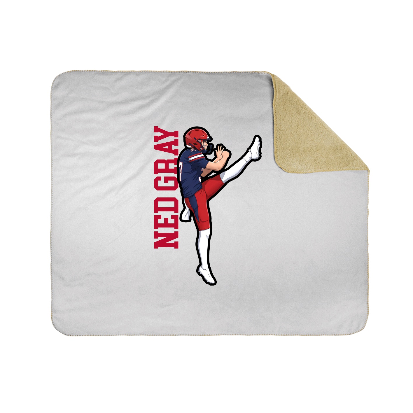 50x60 Sherpa Lined Throw Blanket