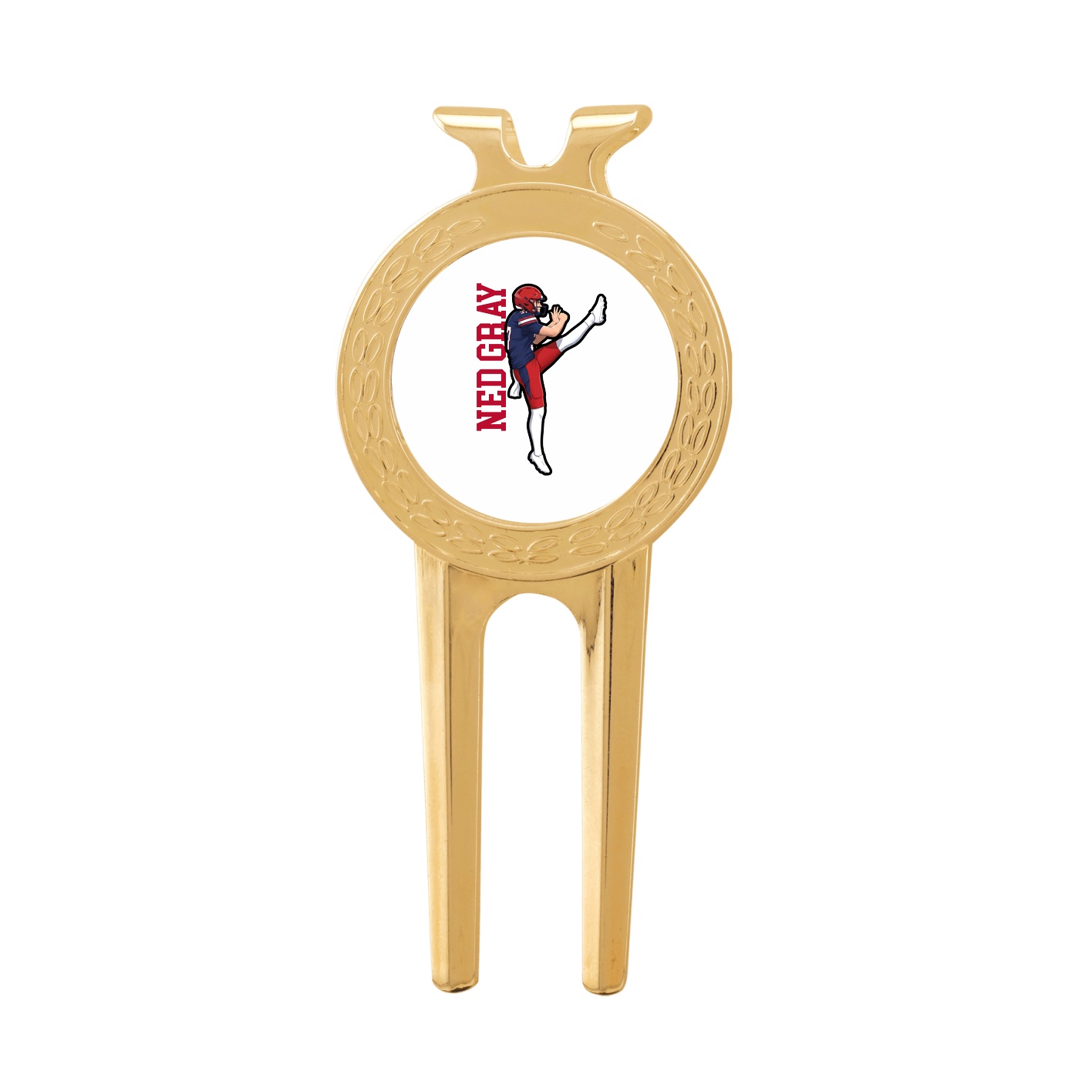 Divot Tool with Ball Marker — Name Vertical in Classic