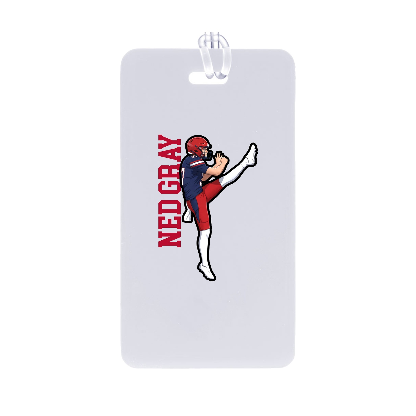 Bag Tag — Name Vertical in Classic