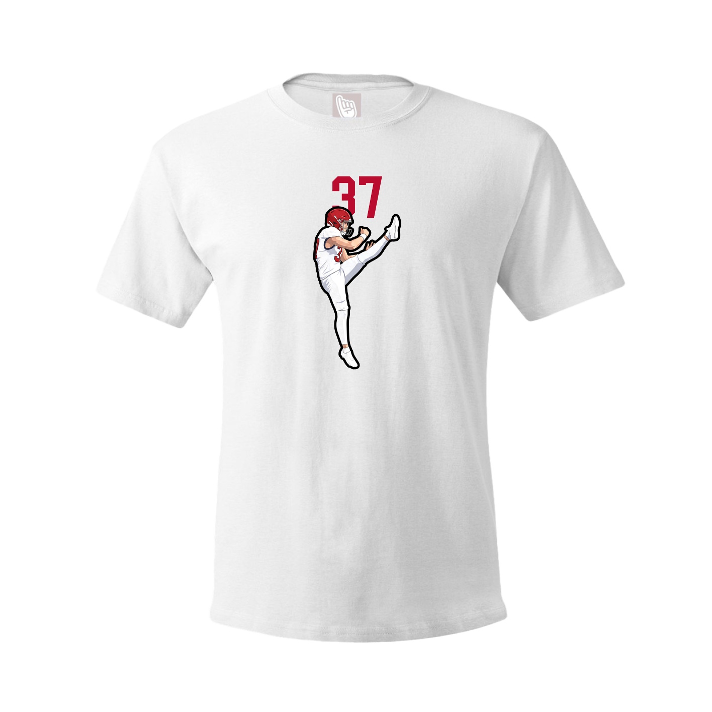Tee — Number Top in White