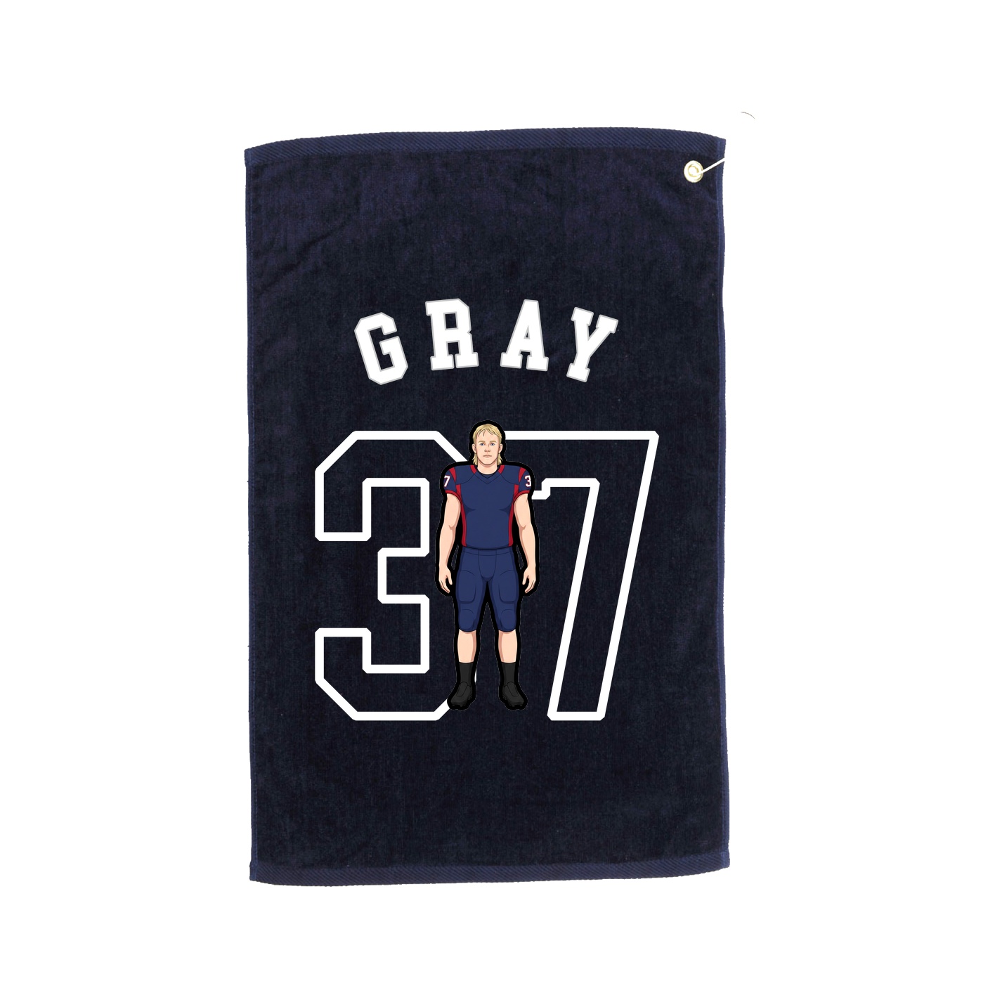 Golf Towel — Shirsey Arch in Navy