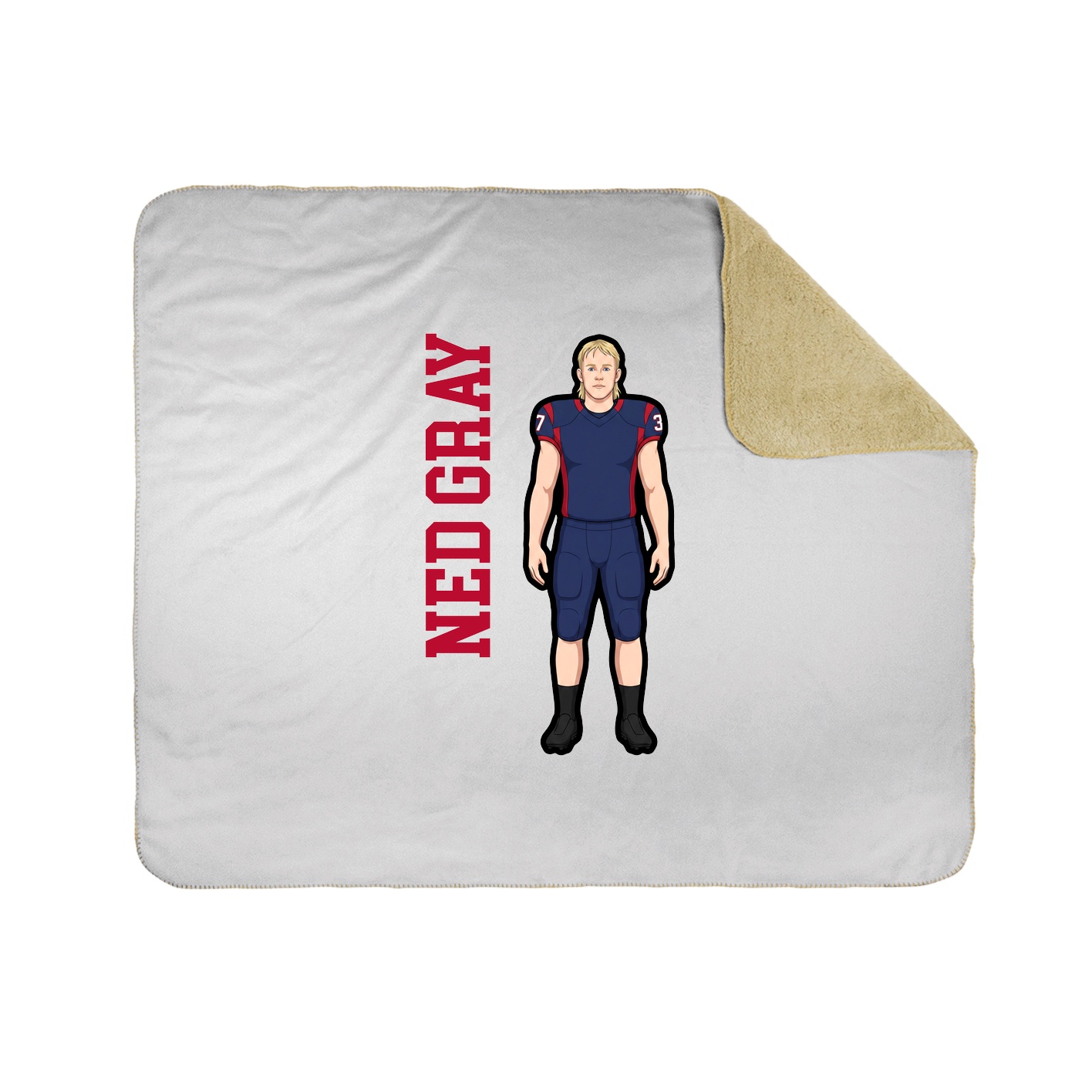 50x60 Sherpa Lined Throw Blanket