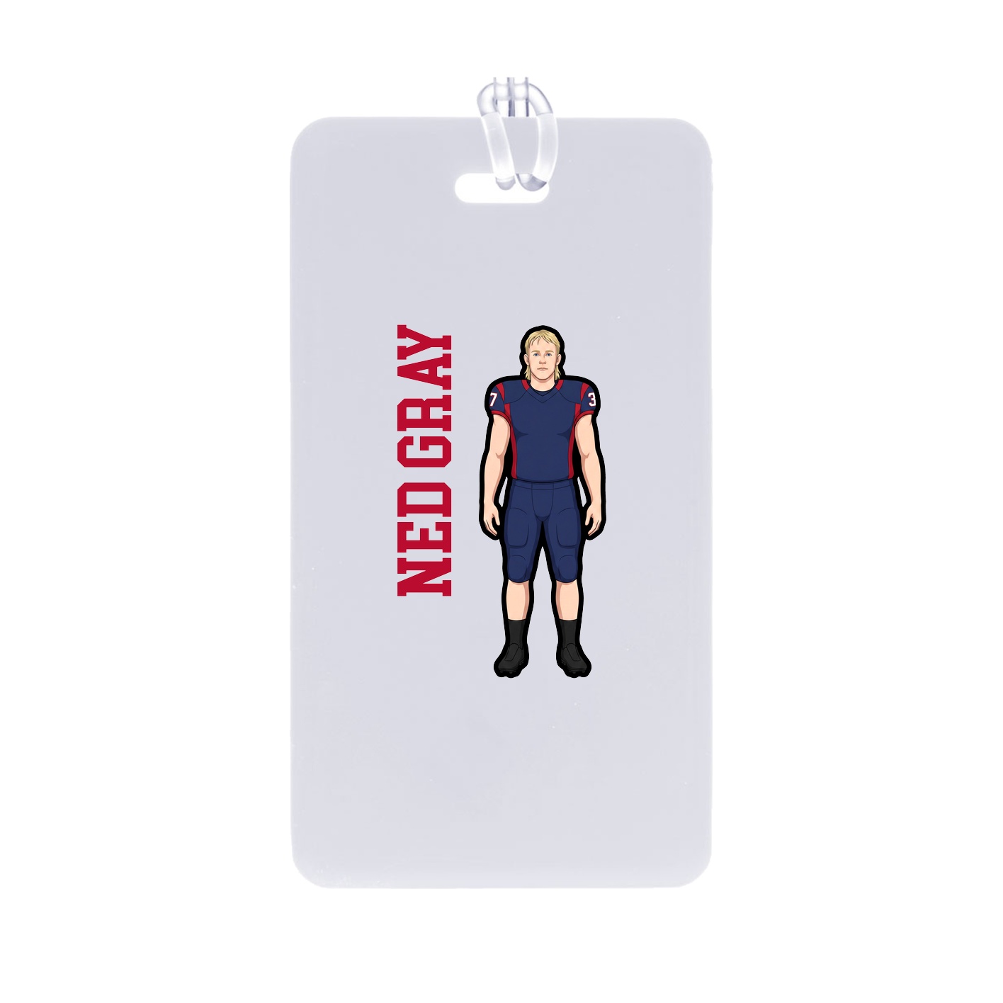 Bag Tag — Name Vertical in Classic