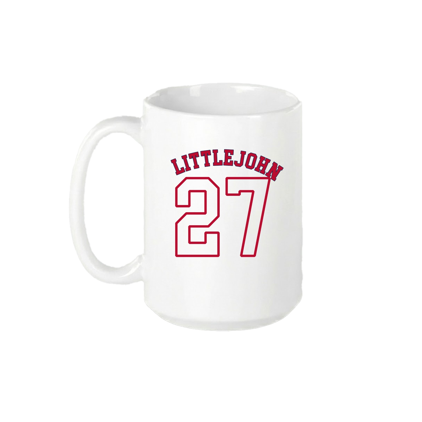 15oz Coffee Mug — Shirsey Arch in White