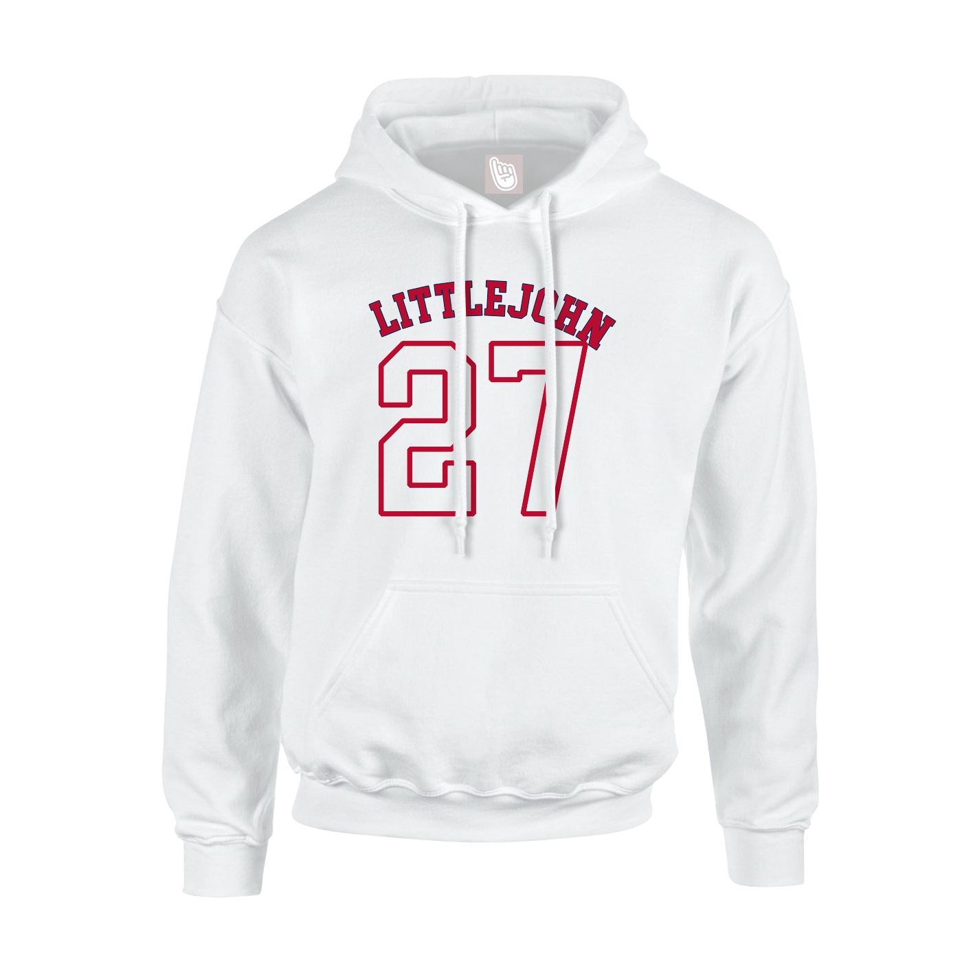 Youth Hoodie — Shirsey Arch in White