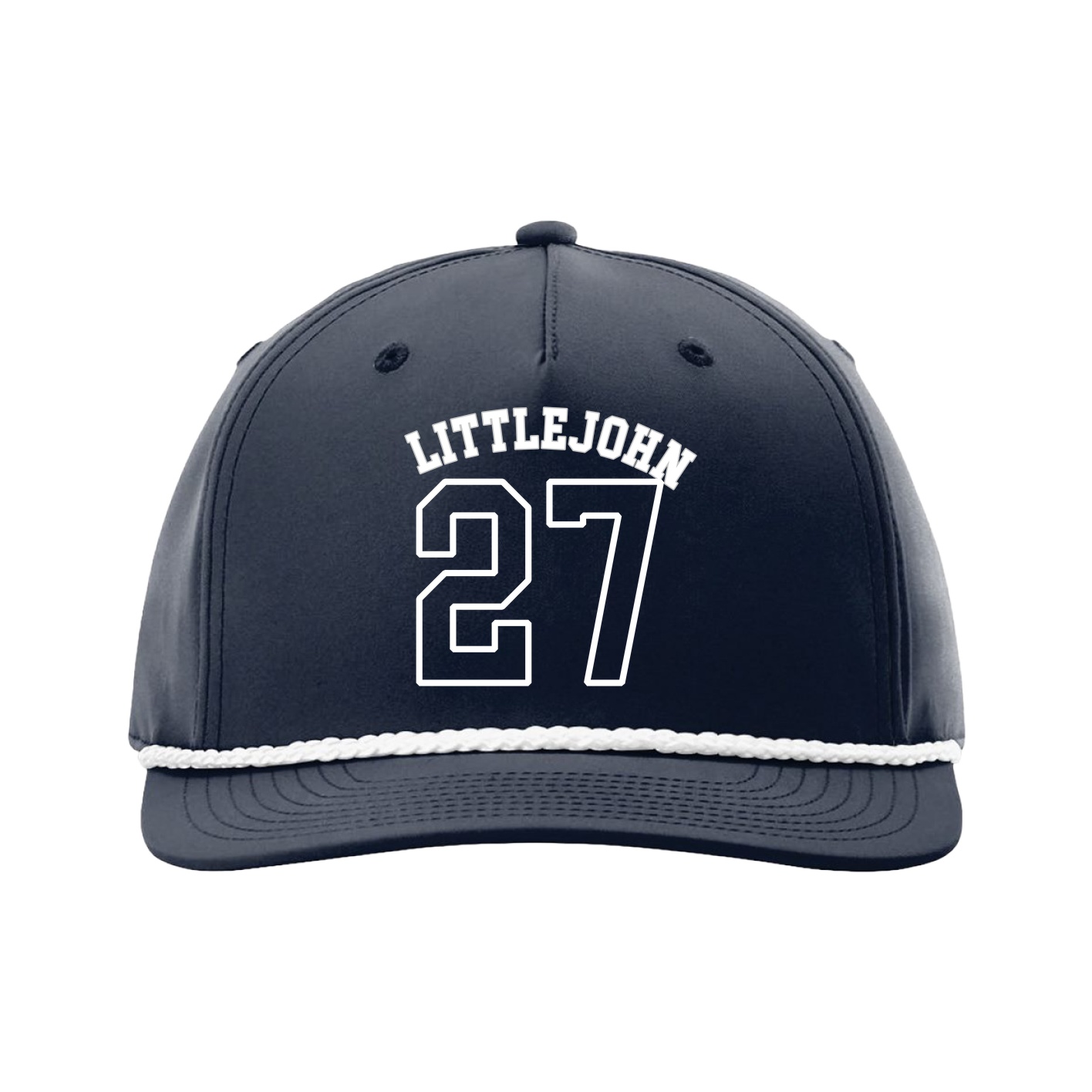 Five-Panel Classic Rope Cap — Shirsey Arch in Navy