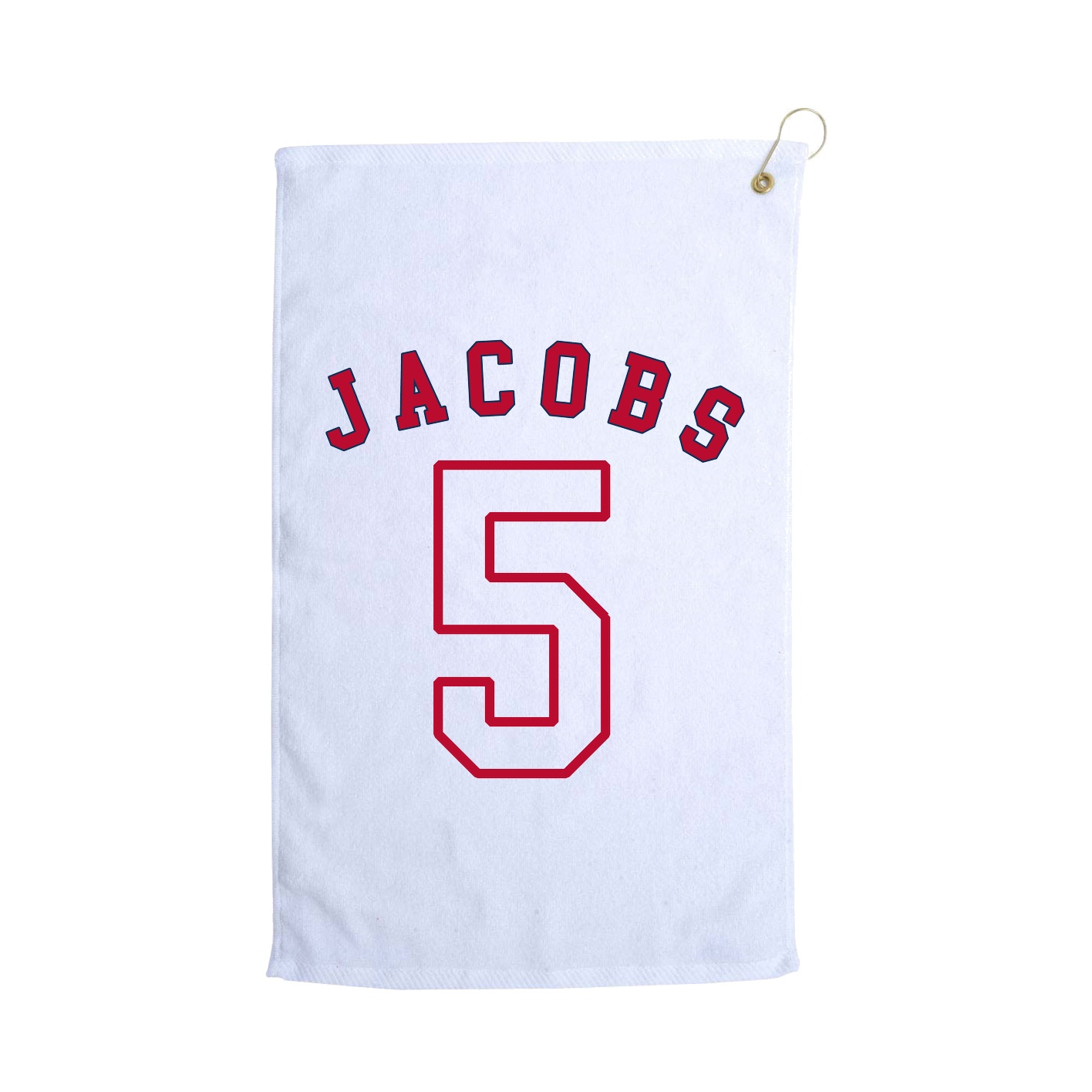 Golf Towel — Shirsey Arch in White