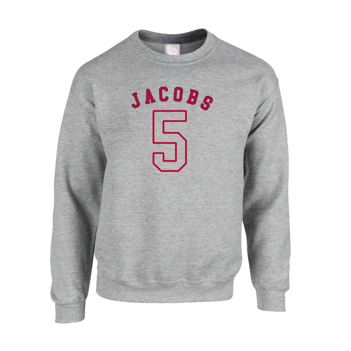 Fleece Crew — Shirsey Arch in Grey