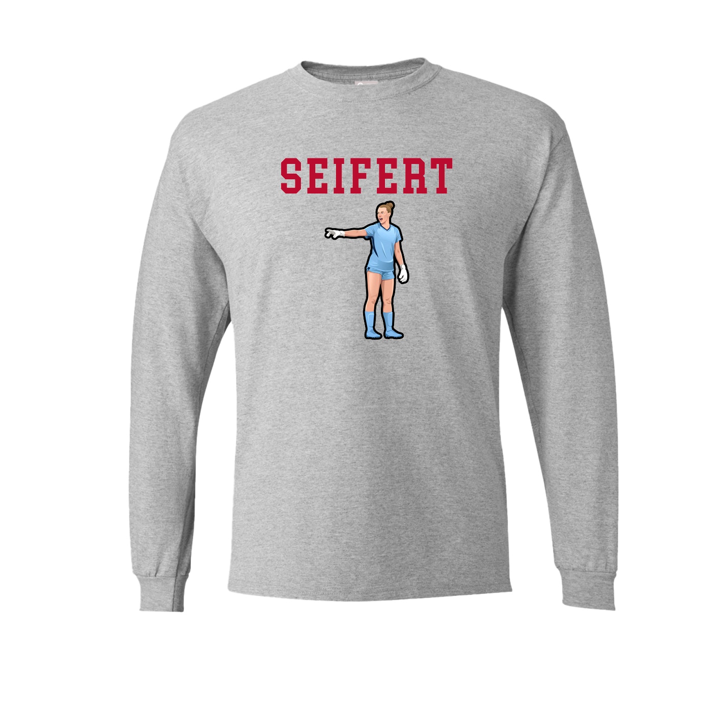 Long Sleeve Tee — Shirsey in Grey