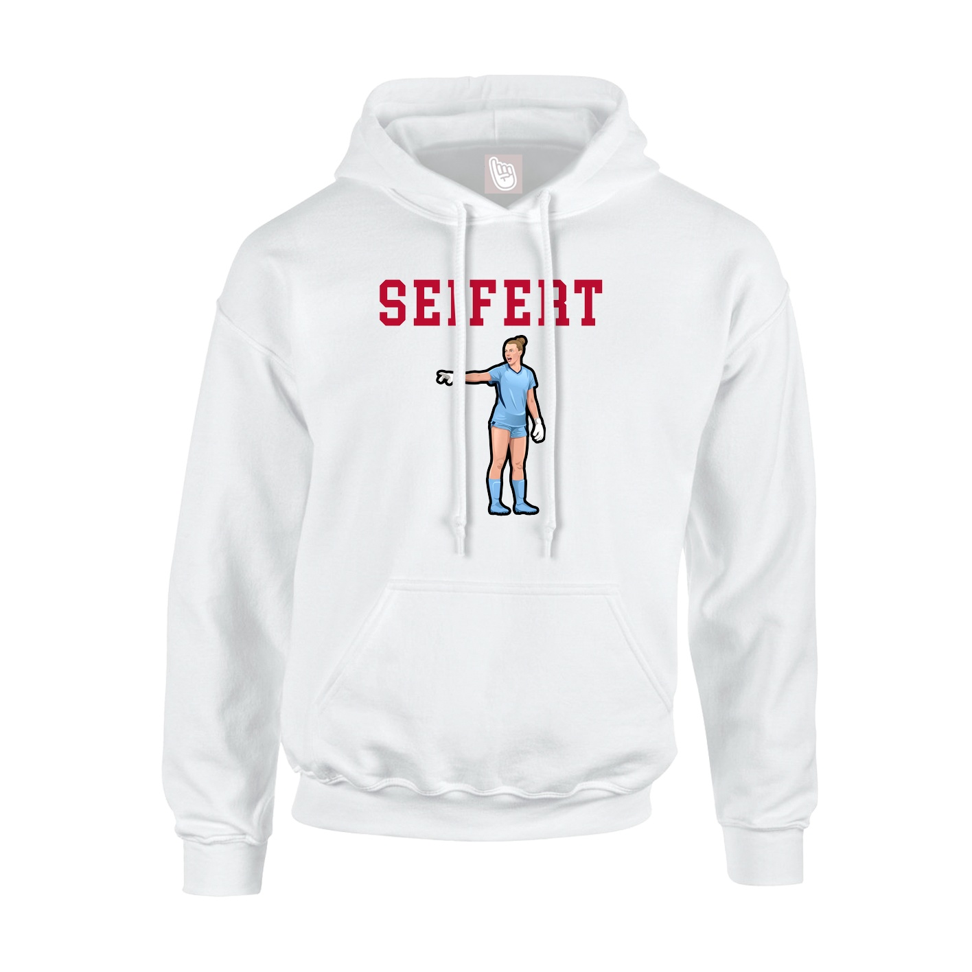 Hoodie — Shirsey in White