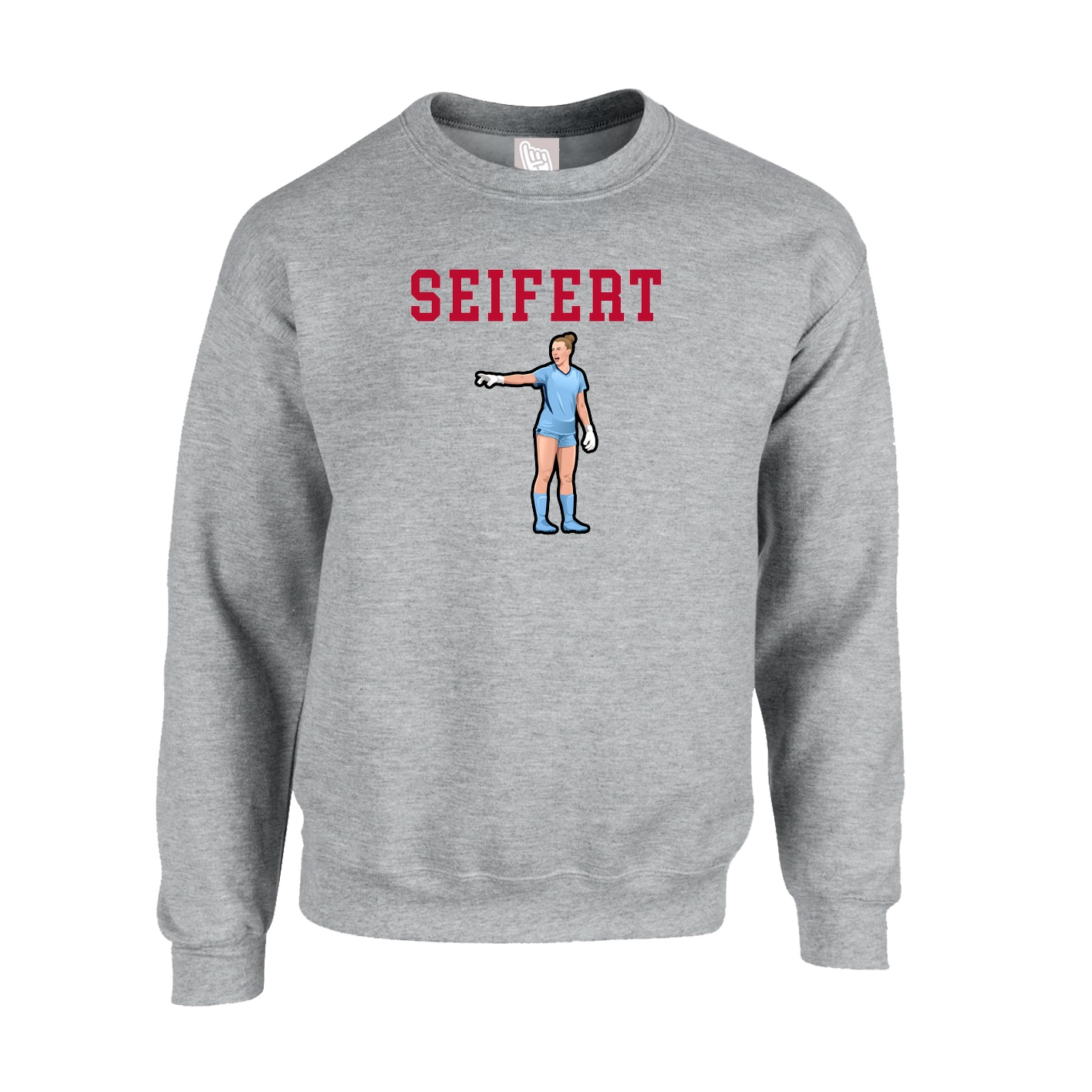 Fleece Crew — Shirsey in Grey