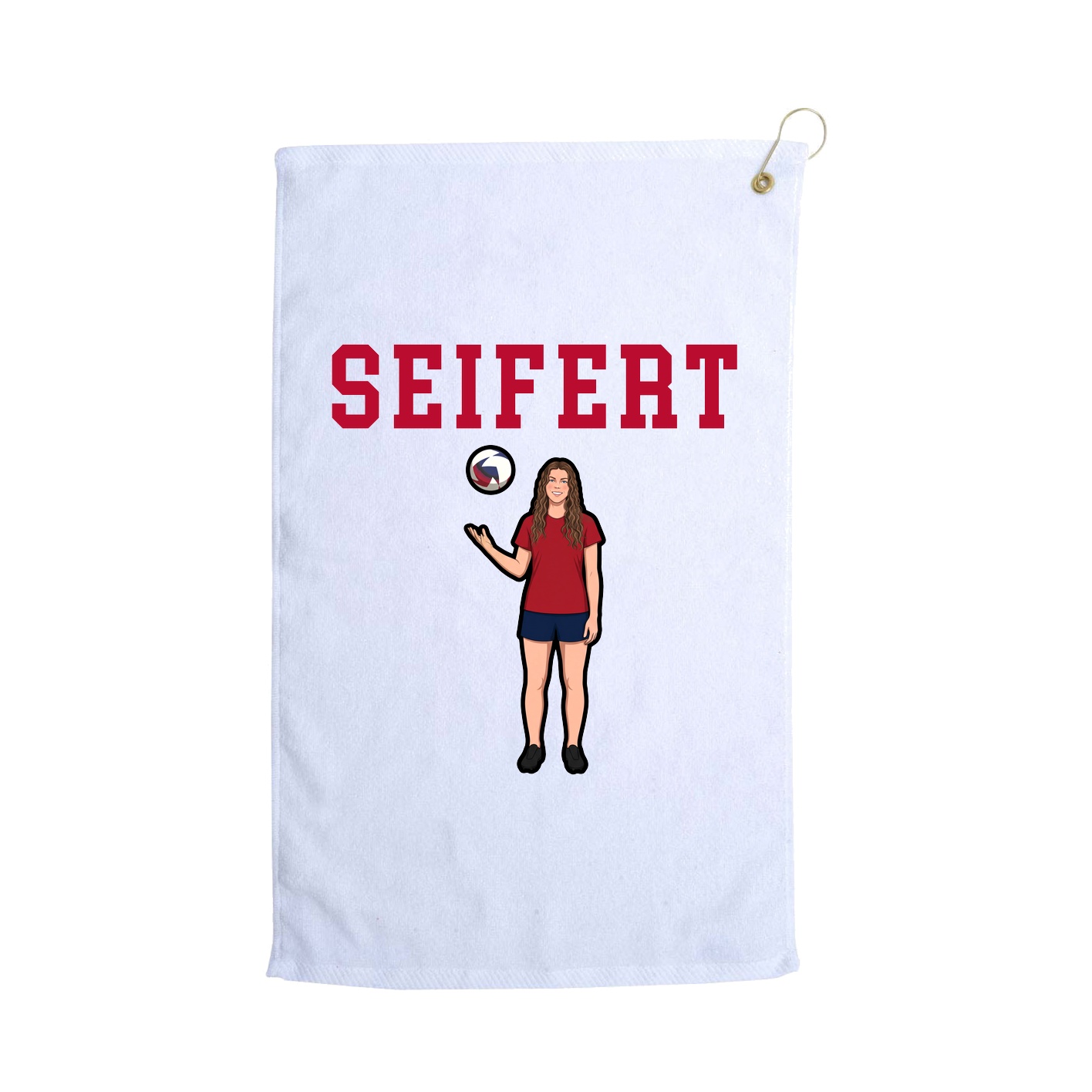 Golf Towel — Shirsey in White