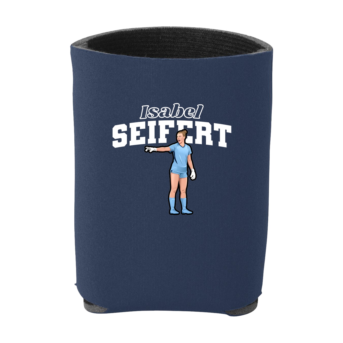 Can Holder — Name Arch in Navy