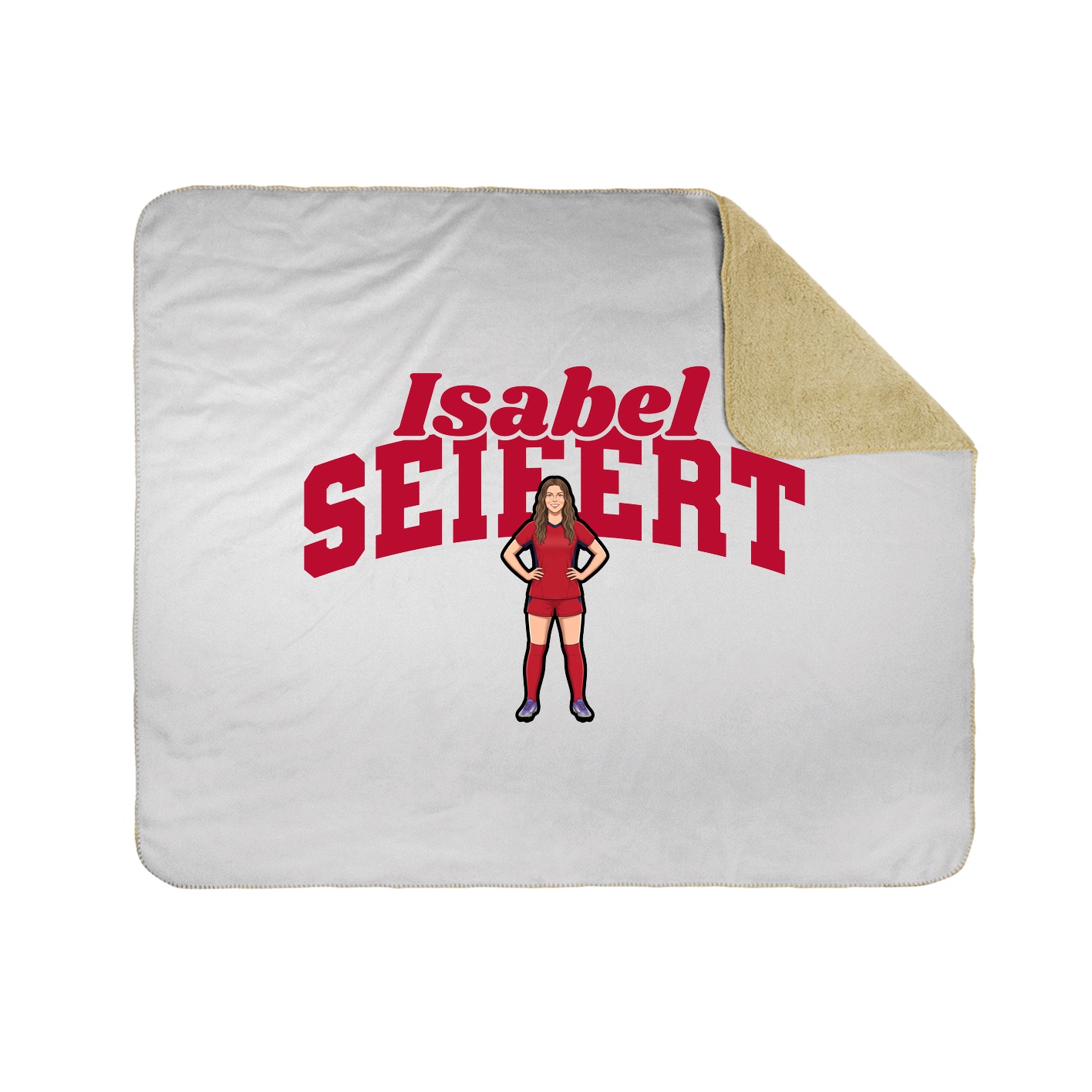 Throw Blanket — Signature Arch in White