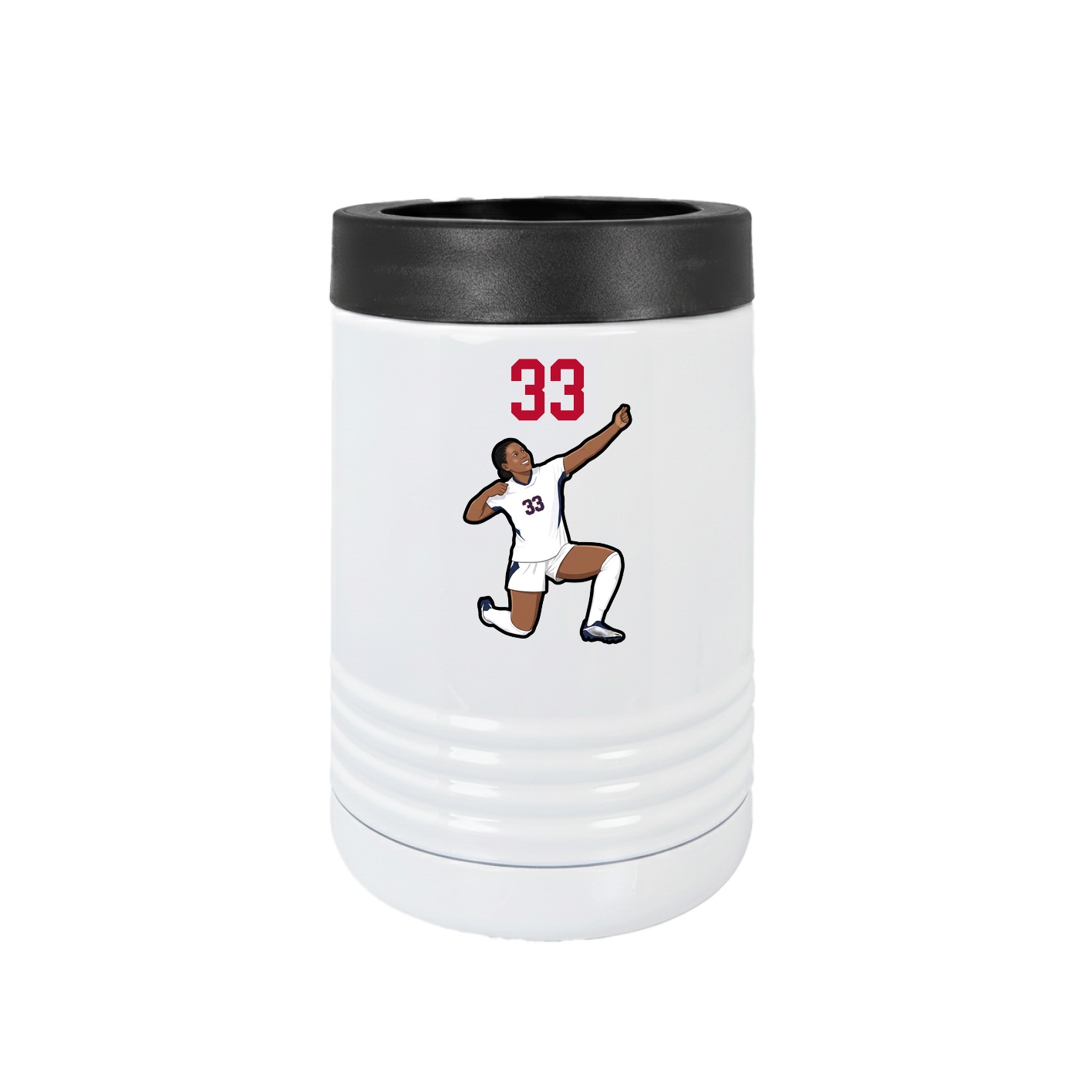 Beverage Holder — Number Top in White