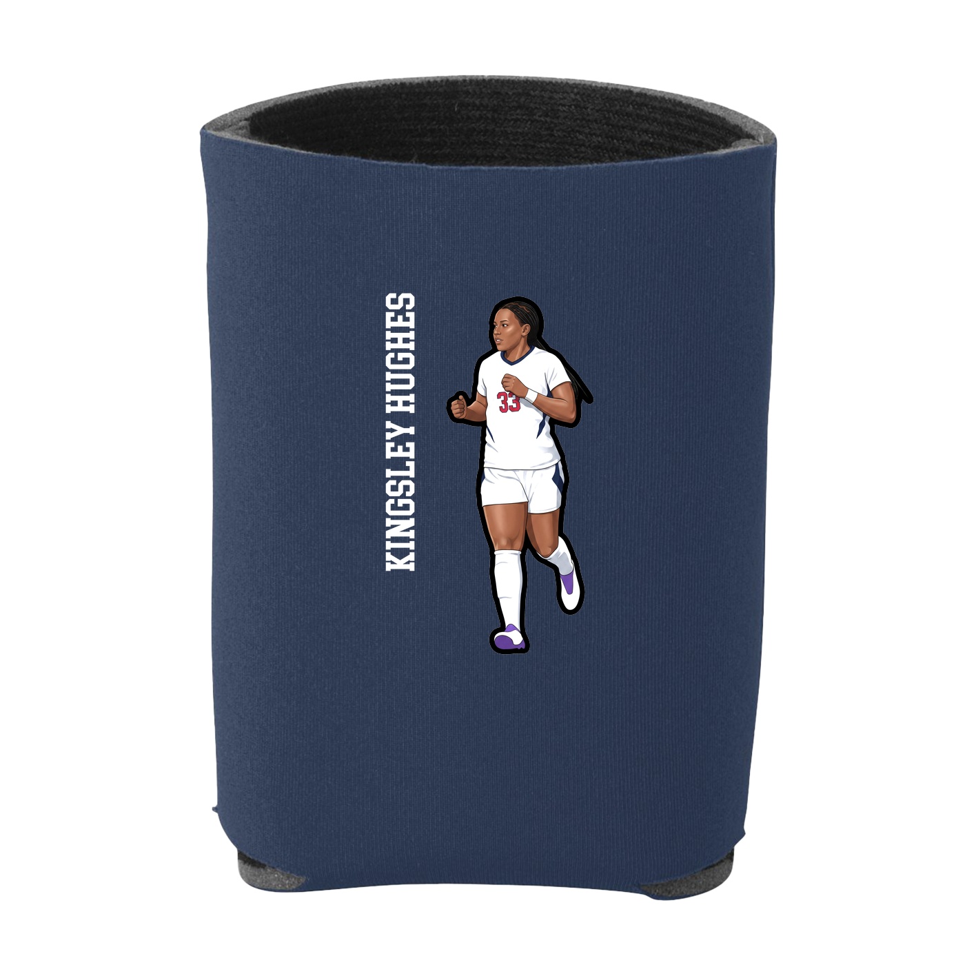 Can Holder — Name Vertical in Navy