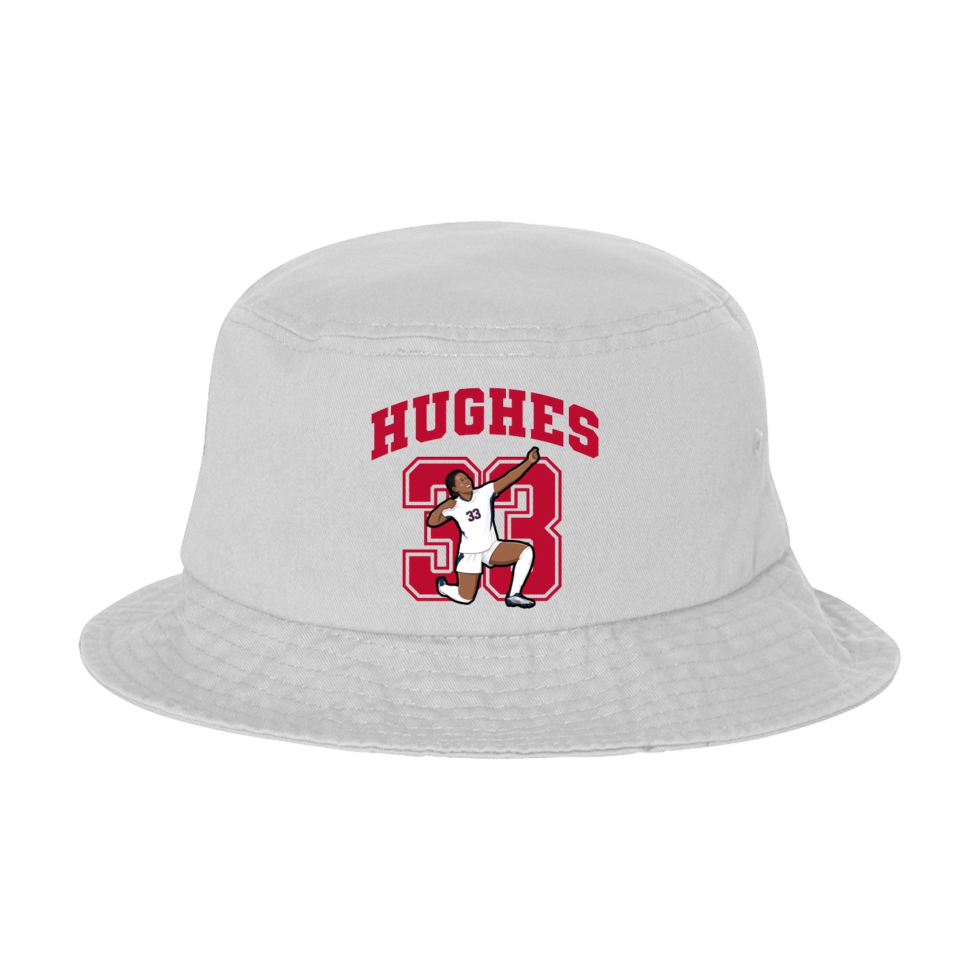 Bucket Cap — Number in White