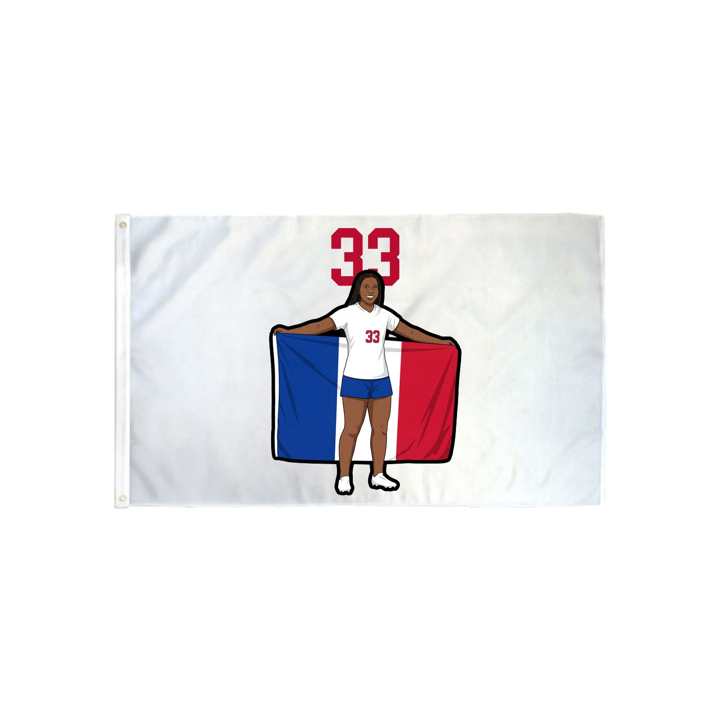 3x5 Flag — Number Top in Classic