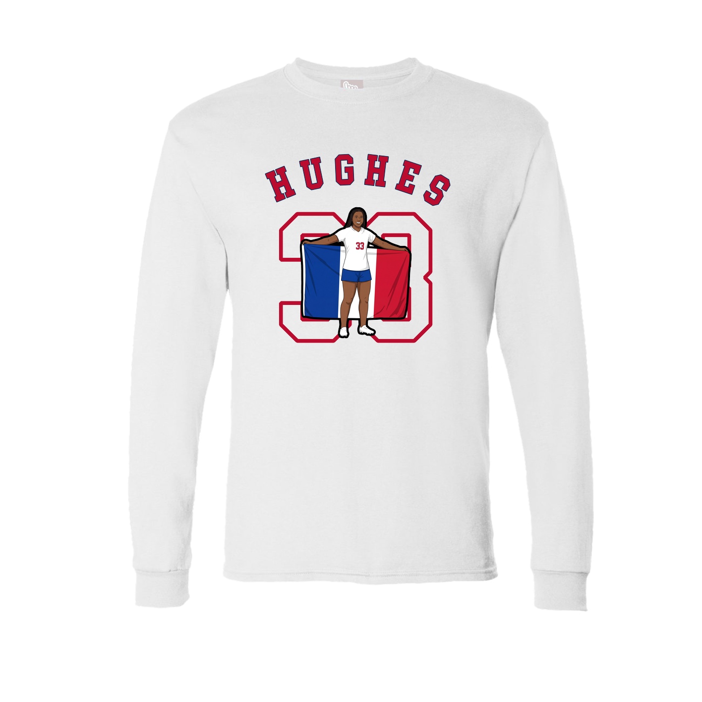 Long Sleeve Tee — Shirsey Arch in White