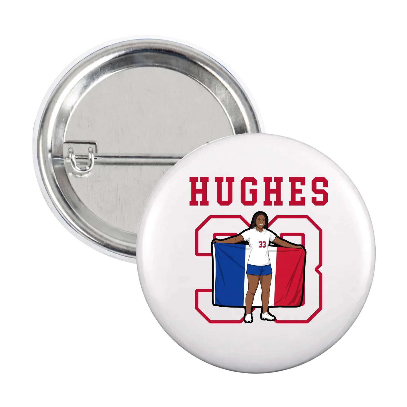 Game Day Button — Shirsey in White