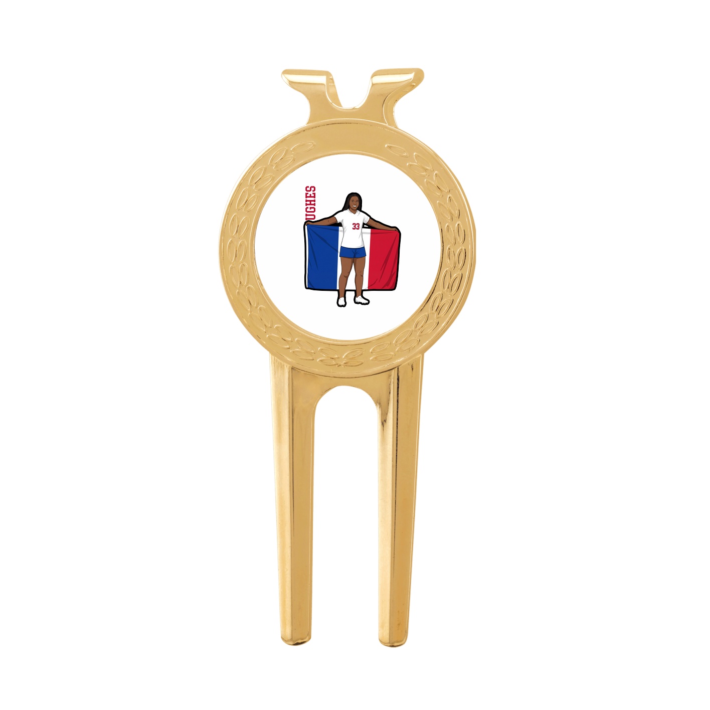 Divot Tool with Ball Marker — Name Vertical in Classic