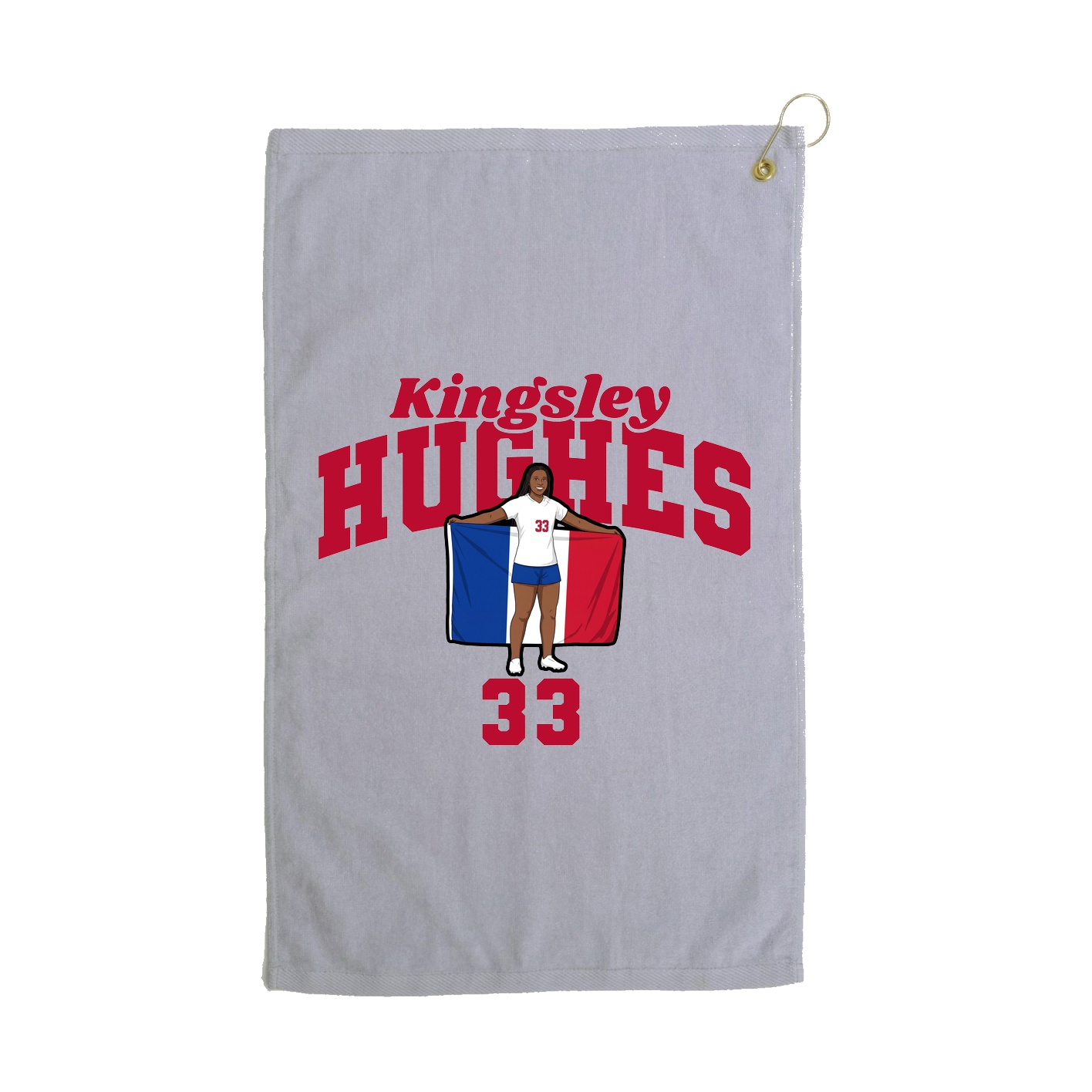 Golf Towel — Signature Arch in Grey