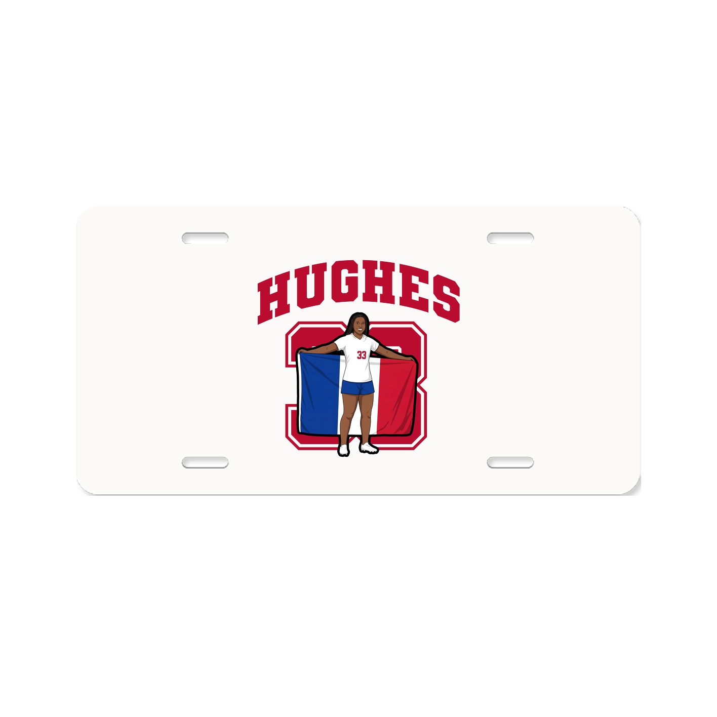 License Plate — Number in Classic