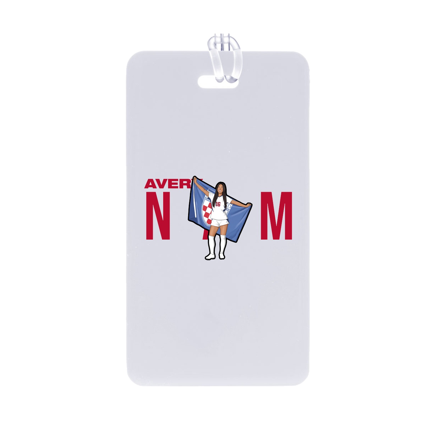 Bag Tag — Player Name in Classic