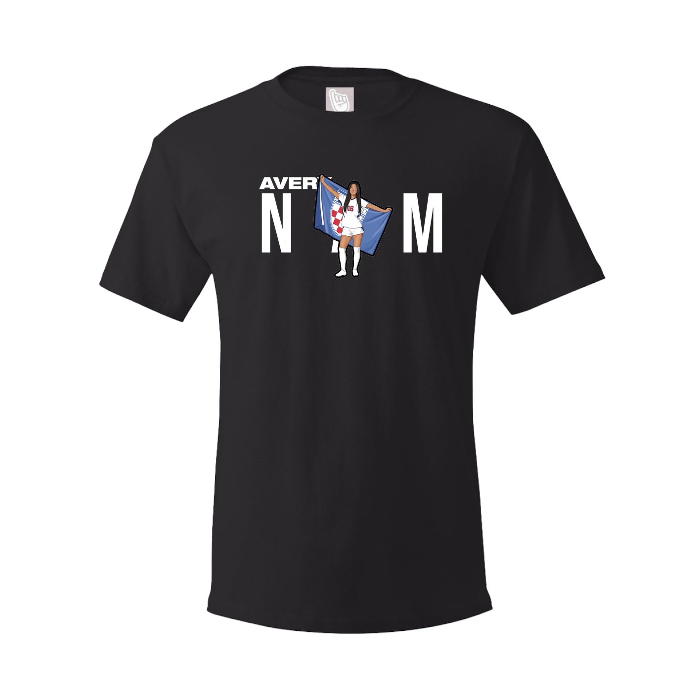 Youth Tee — Player Name in Black