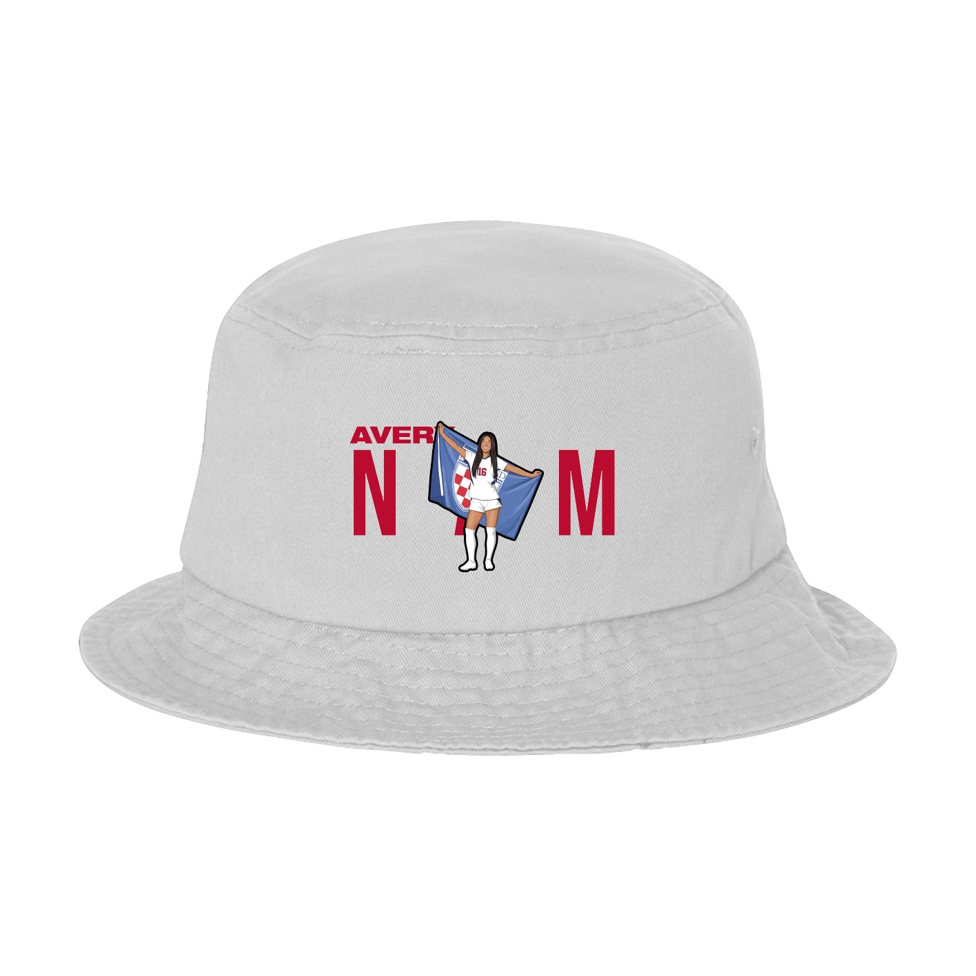 Bucket Cap — Player Name in White